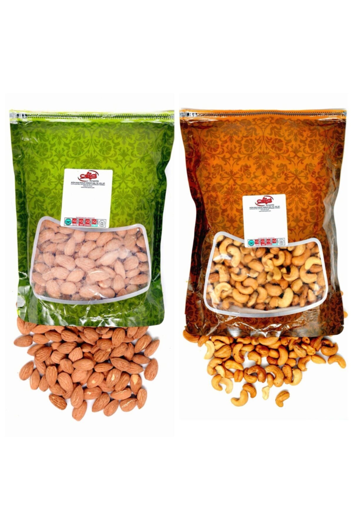 ALİŞ KURUYEMİŞ Kaju 500 Gram Badem 500 Gram