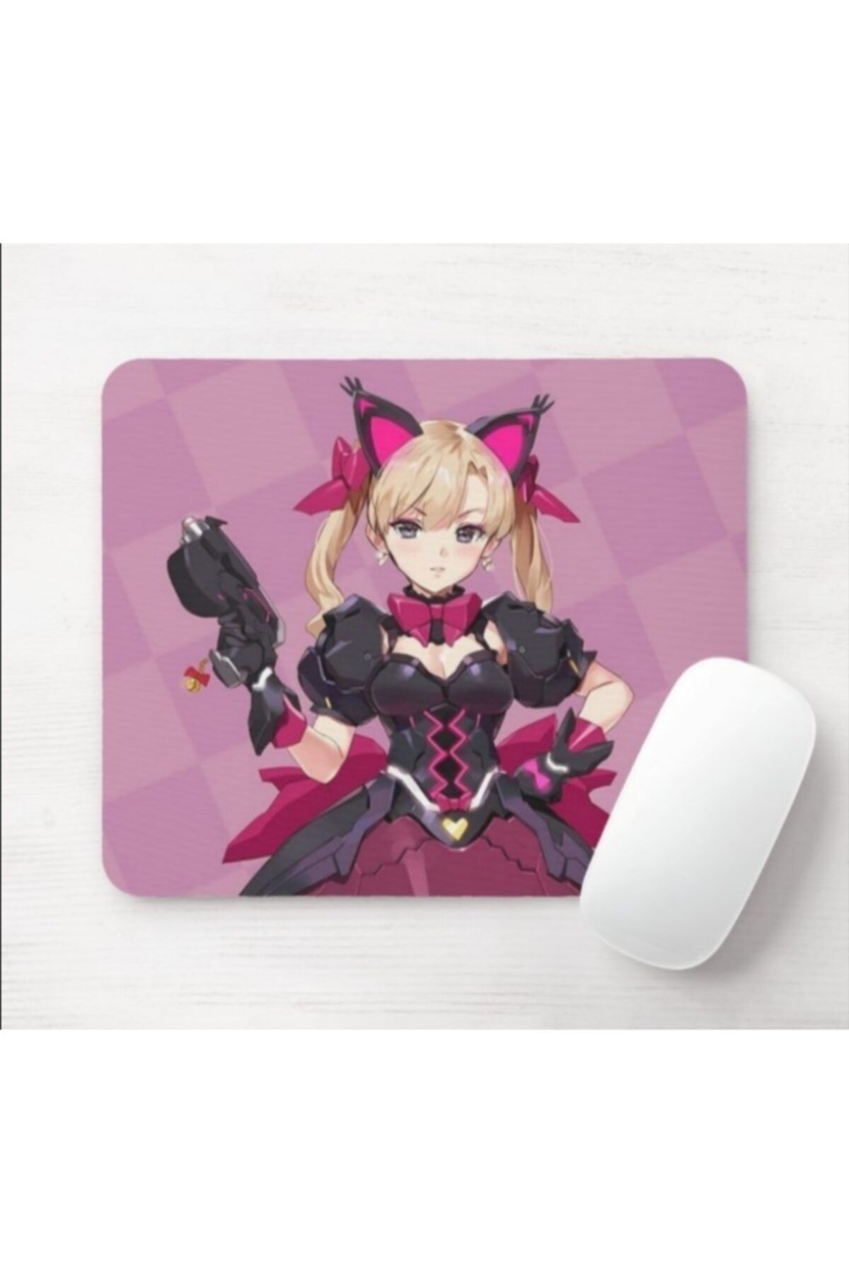 SEÇ Baskı Tasarım Anime Girl Mouse Pad