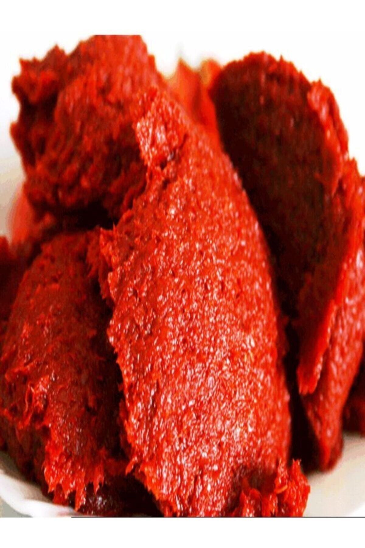 GAZİANTEP YÖRESEL Hatay'dan Organik, El Yapımı Tatlı Biber Salçası (GÜNEŞTE KURUTULMUŞ TATLI BİBER SALÇASI) (3 KG)