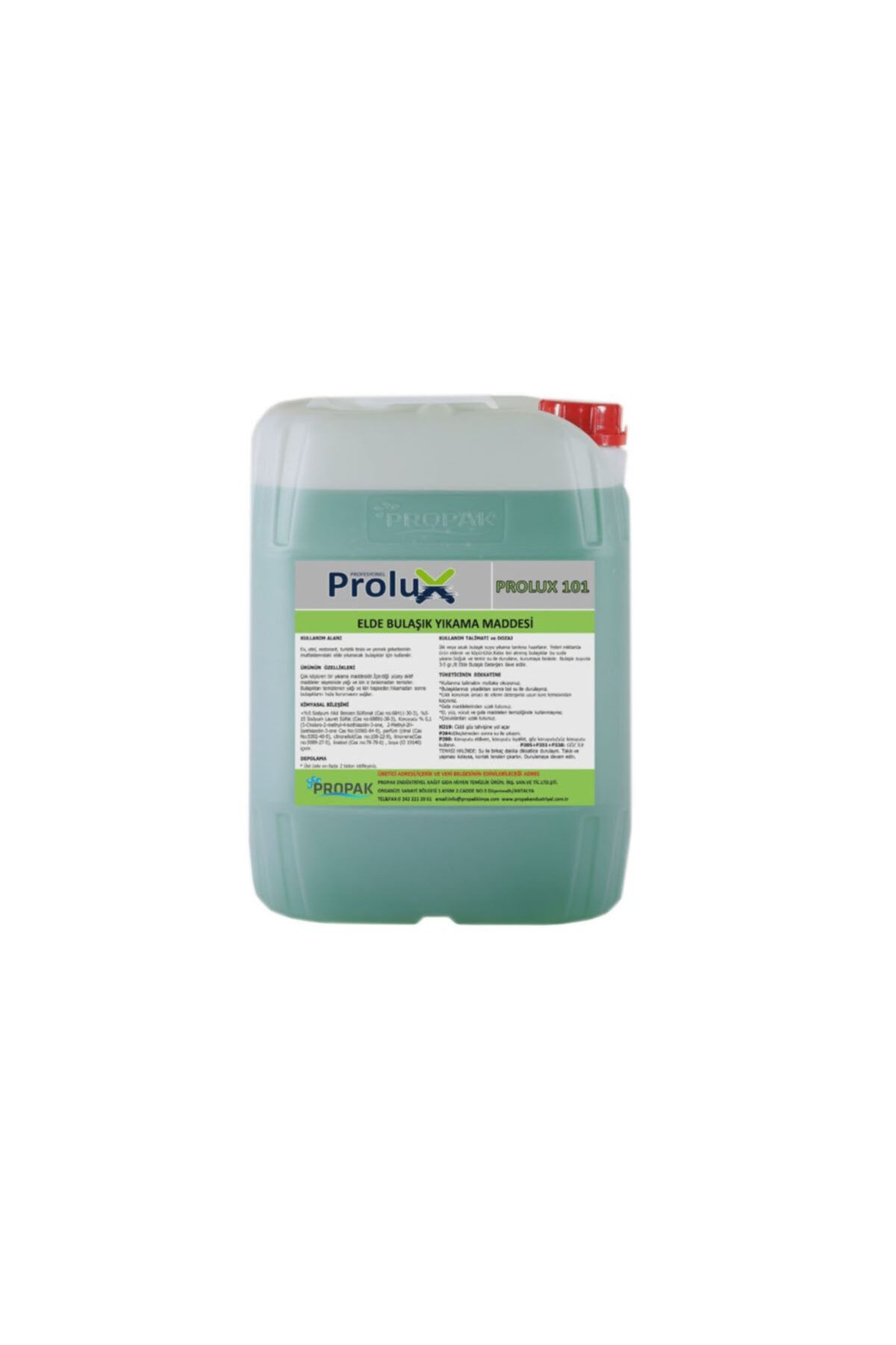 Propak Prolux 101 Elde Bulaşık Deterjanı 20 kg