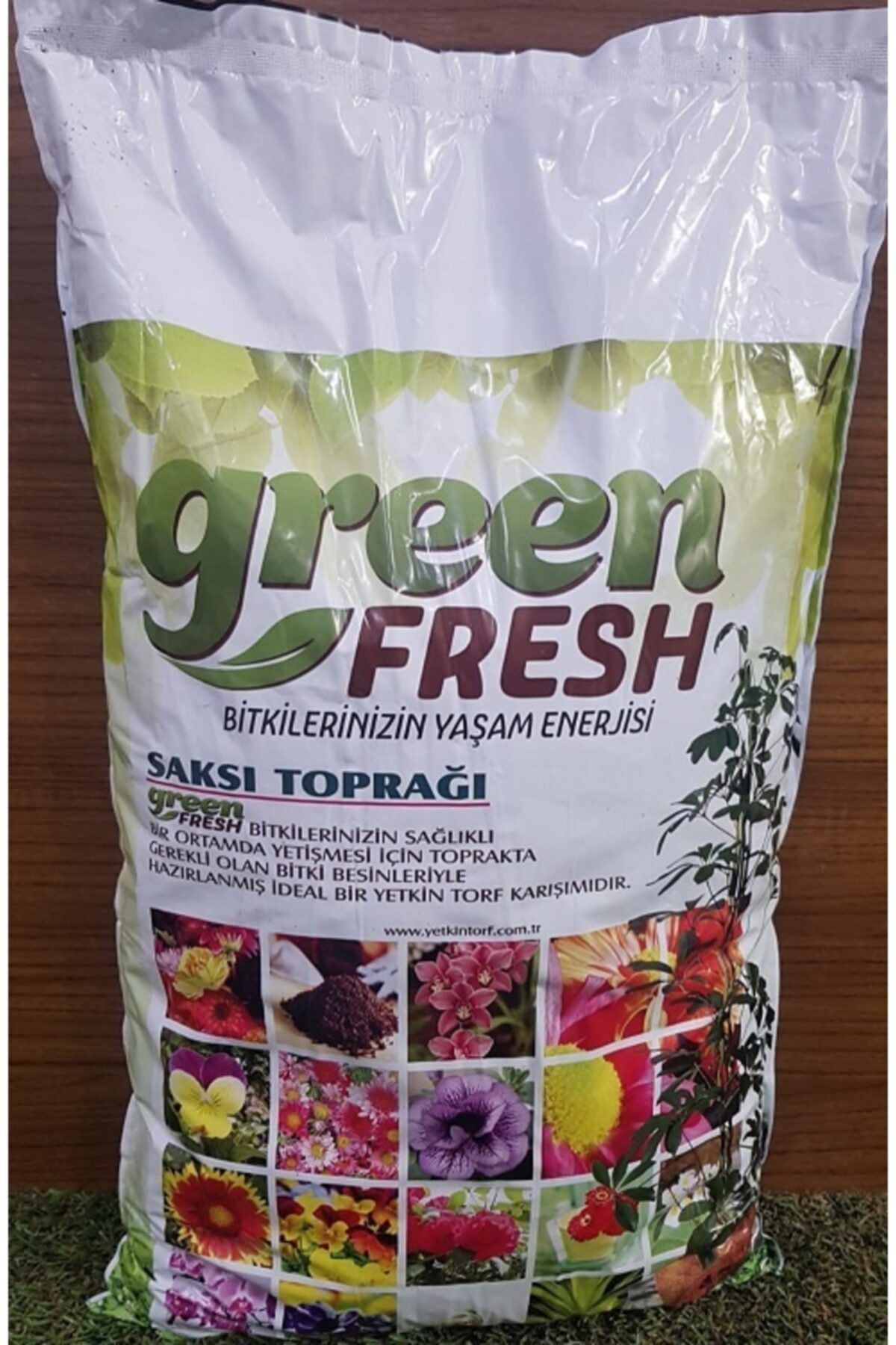 green fresh 3 Adet 20 lt Çiçek Torf Toprak