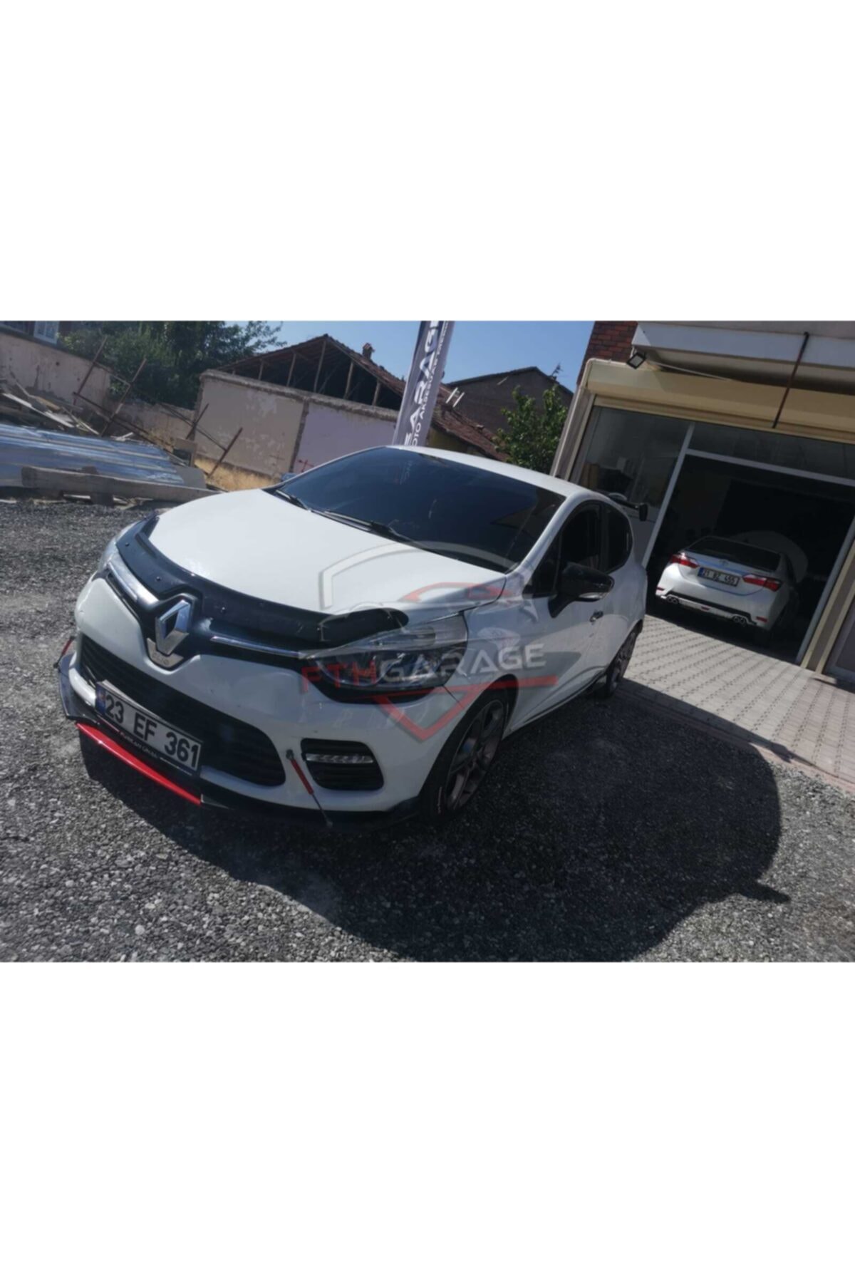 FTH GARAGE Renault Clio 4 Yan Marşpiyel Lipi Kulaklı Esnek Piano Black Renk