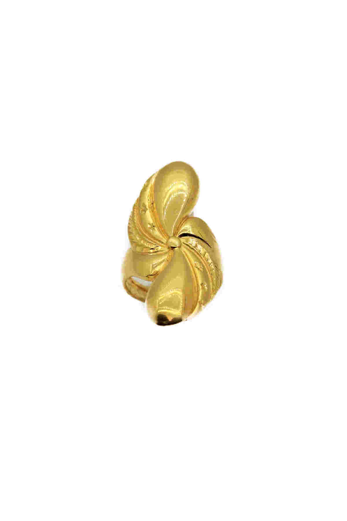 CiGOLD 22 Ayar Taşsız Fantezi Yüzük 15k1yzk0923055199