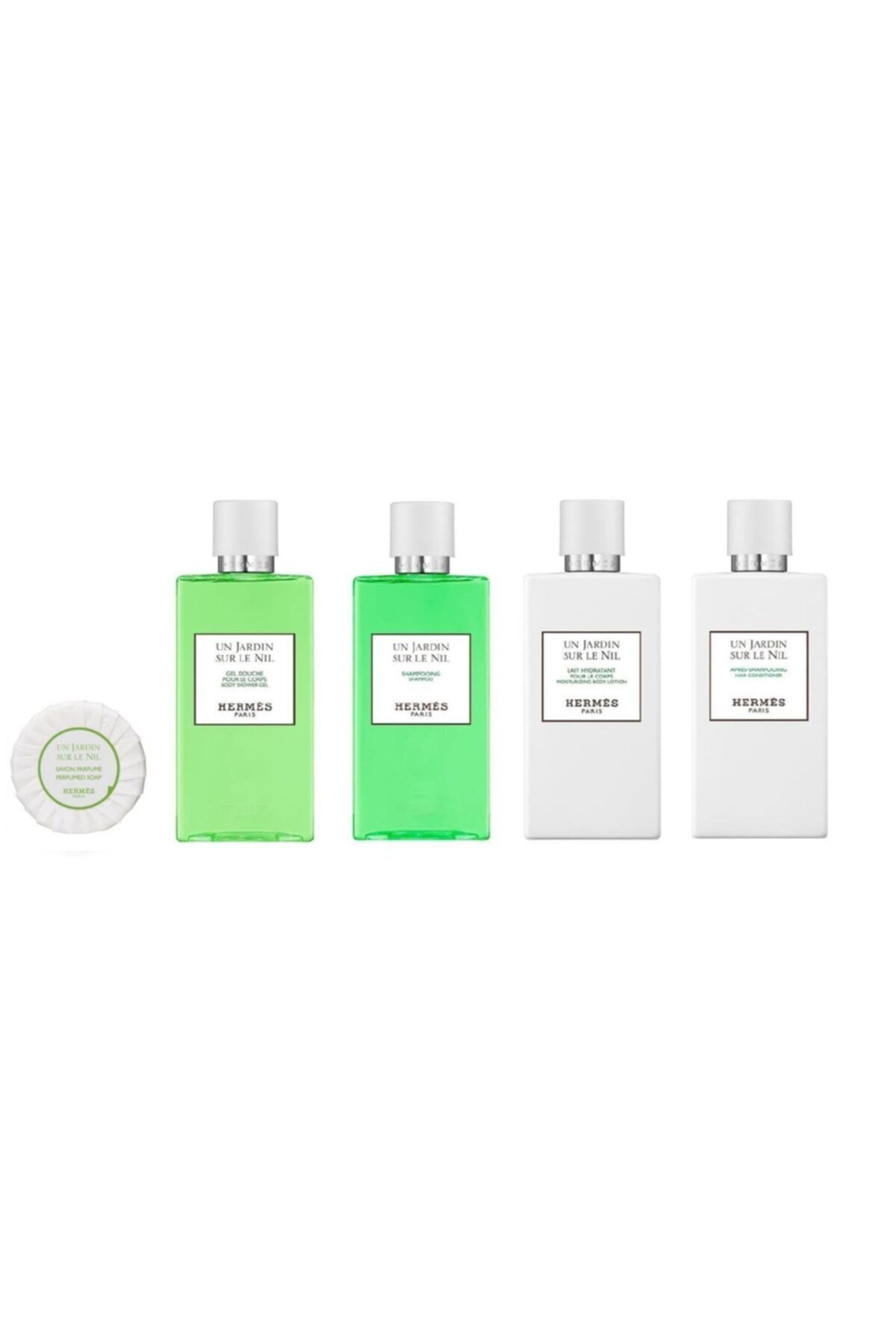Hermes Un Jardın Sur Le Nıl 5'lü Saç Ve Vücut Bakım Seti 200 Ml X 4 + 50 Gr
