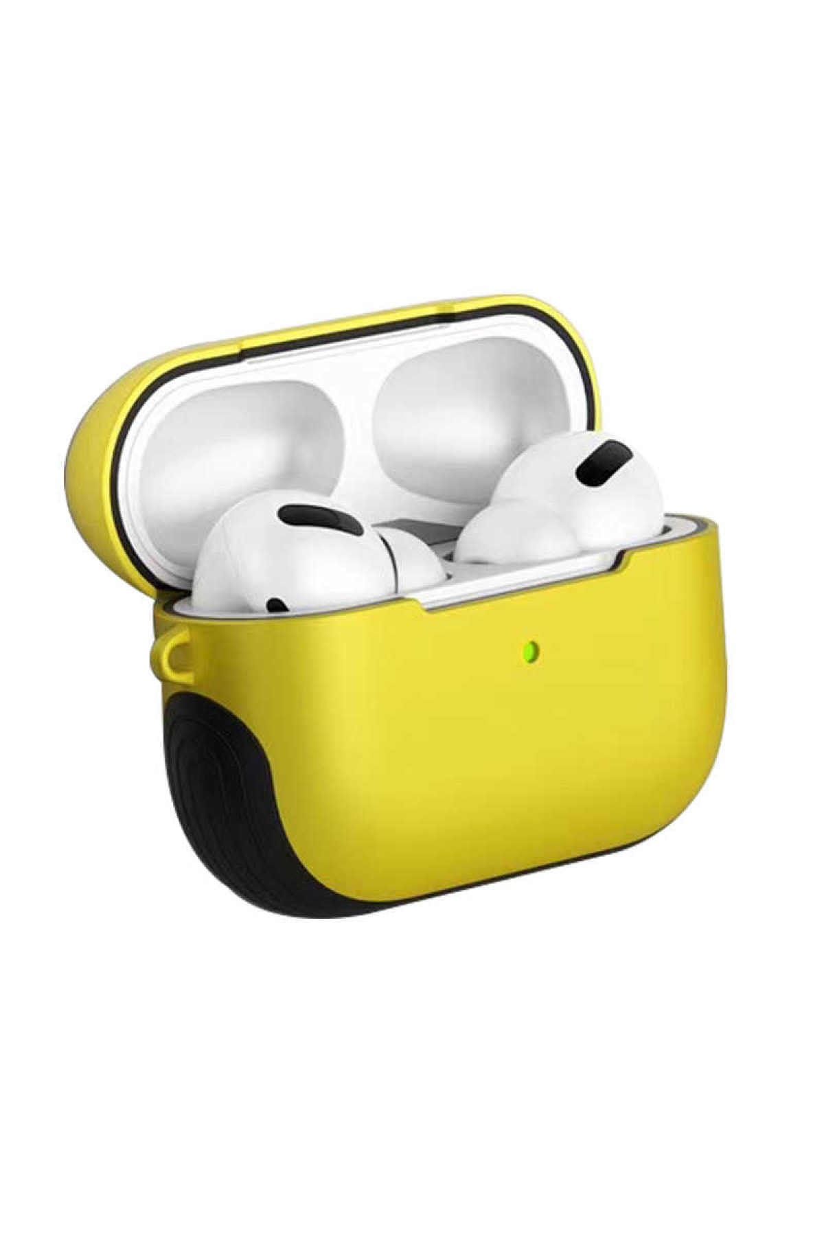 zore Sarı Airpods 1 Nesil Uyumlu Shock Proff Silikon Kılıf 1