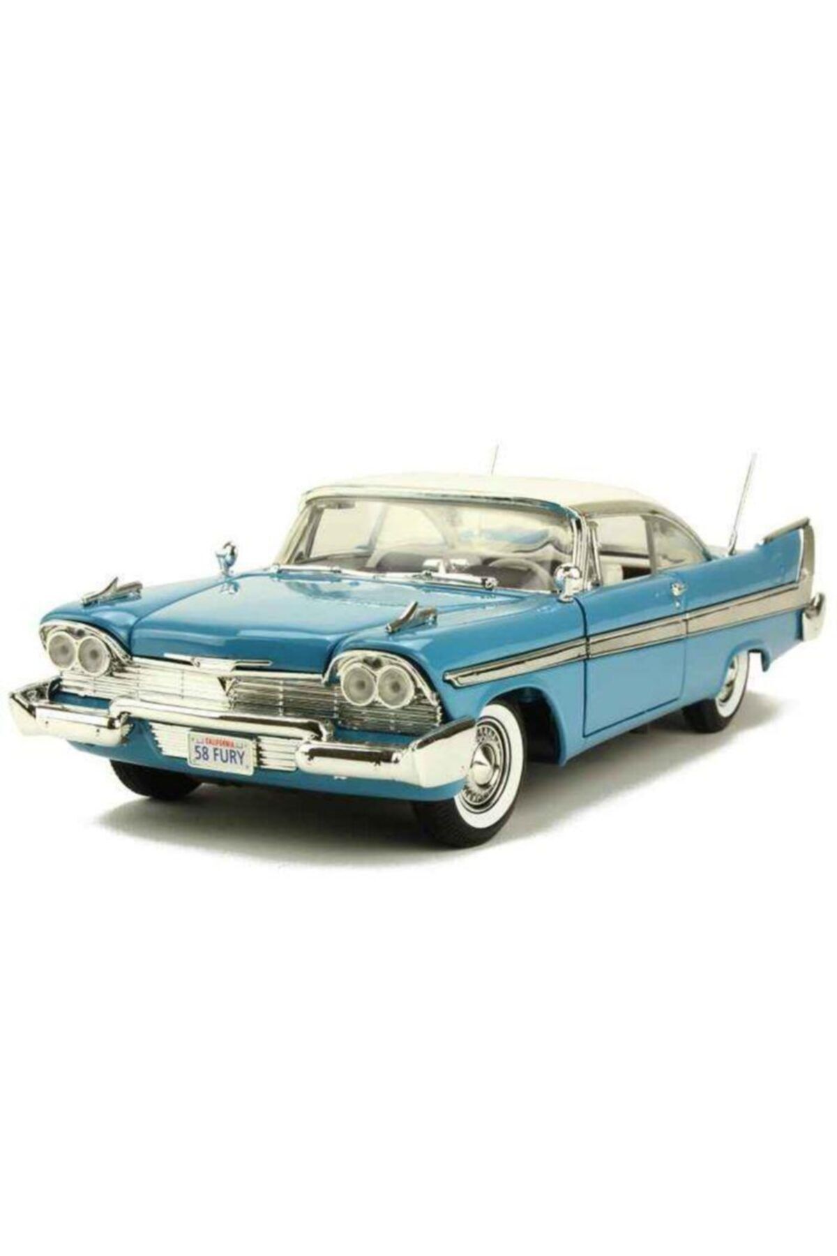 Motor Max Motormax 1958 Plymoth Fury Mavi 1:18 Model Araba