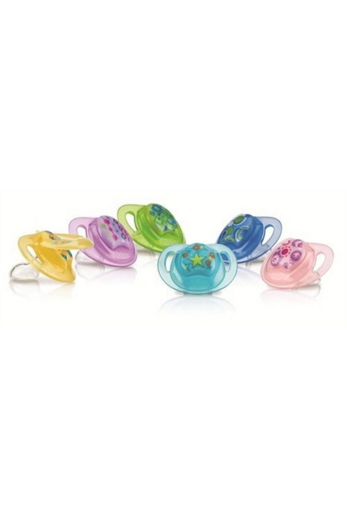 Nuby Prima Damaklı Emzik No:1 (0-6 Ay) / Sarı