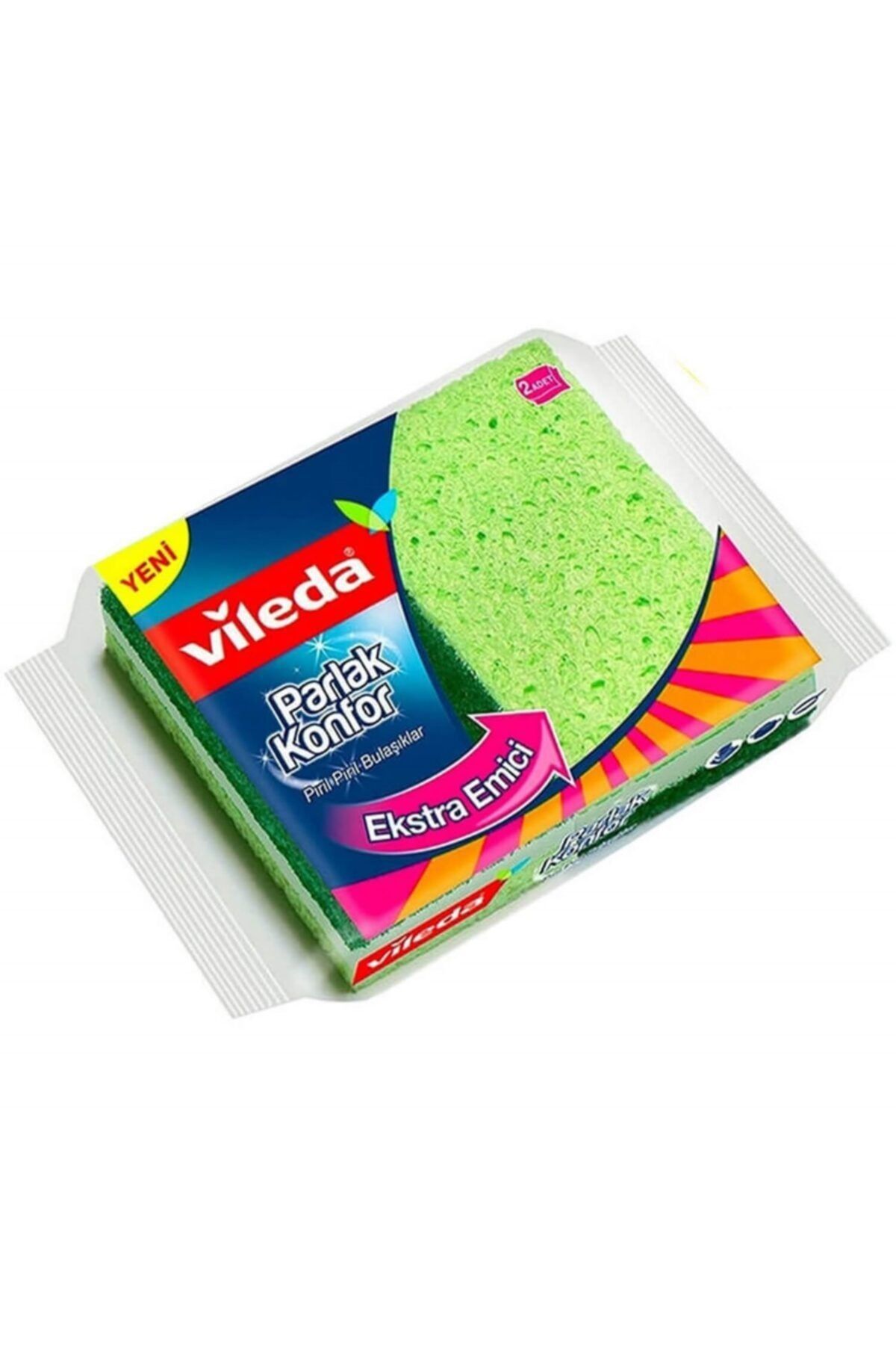 Vileda Konfor Düz Sünger 2'li Paket