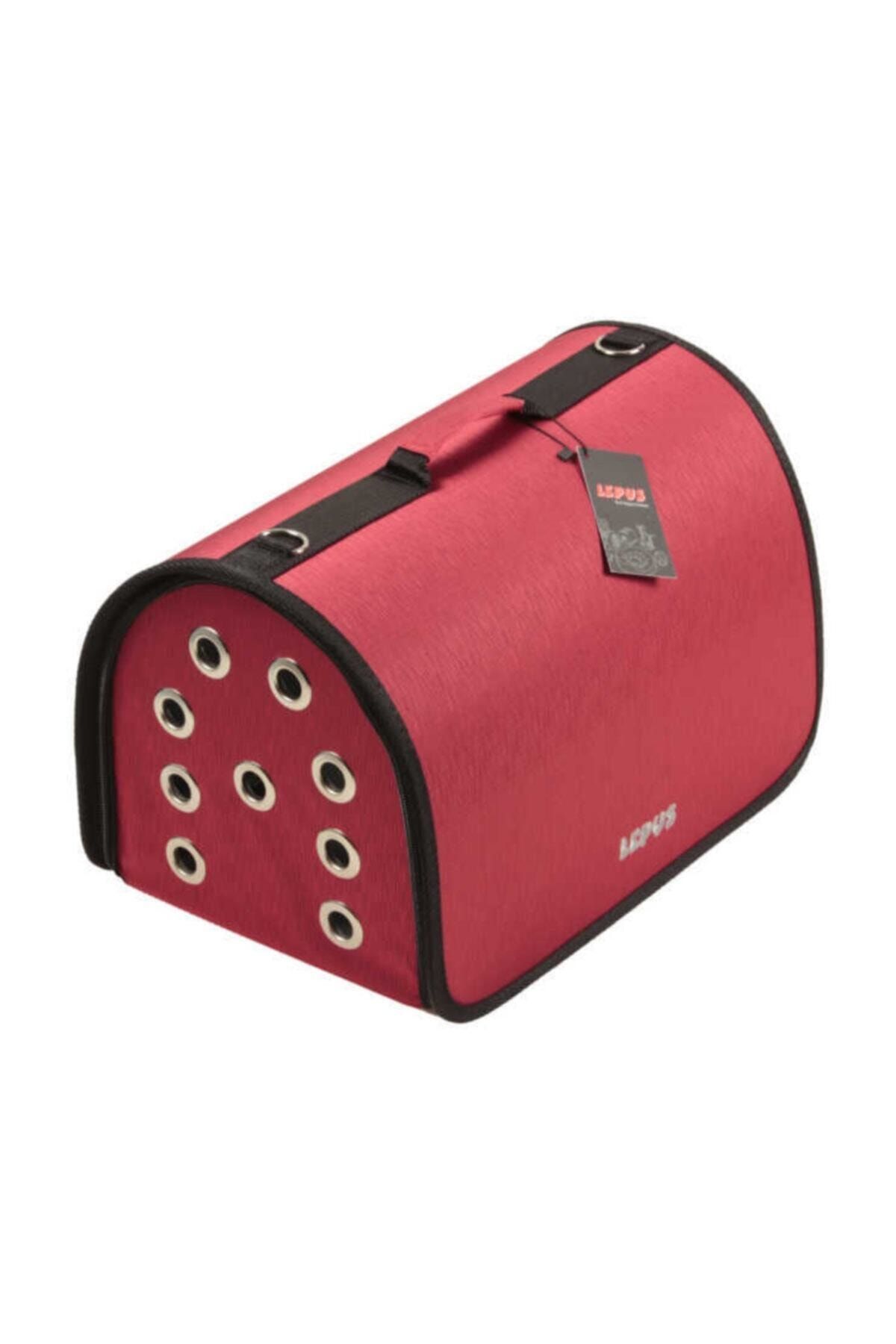 Lepus Küçük Irk Köpek Ve Kedi Fly Bag Taşıma Çantası Kırmızı 25x40x25 Cm