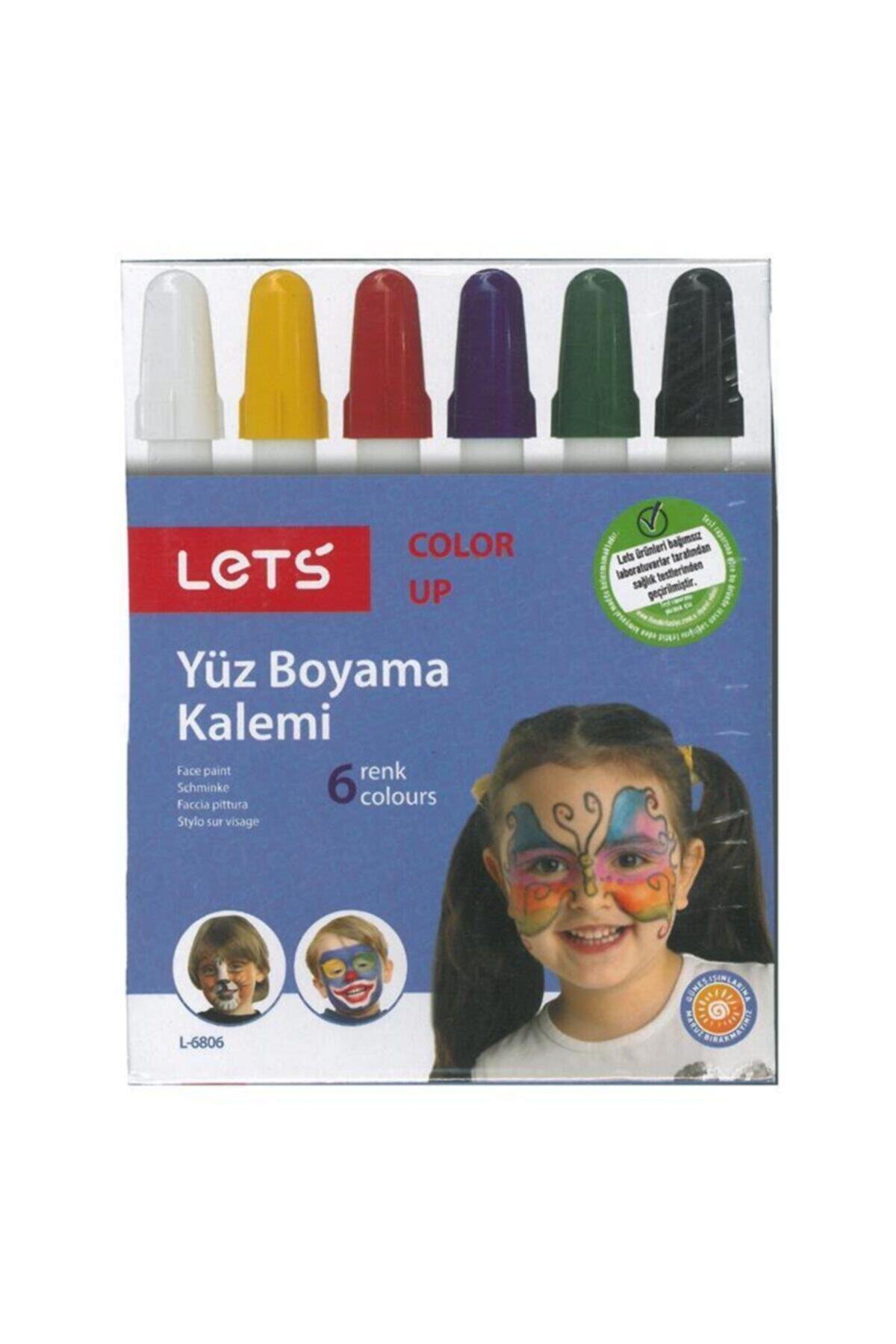 Lets Yüz Boyama Kalemi 6 Renk L-6806