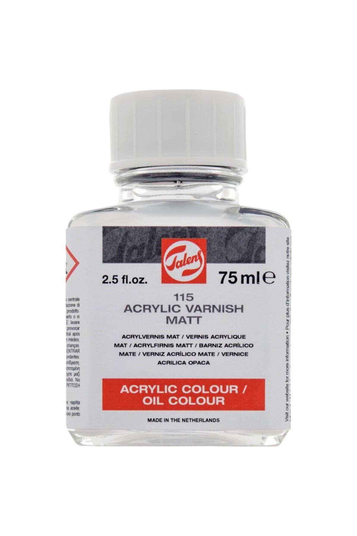 Talens : Acrylic Varnish Matt : Mat Akrilik Ve Yağlı Boya Verniği : 115 : 75 Ml
