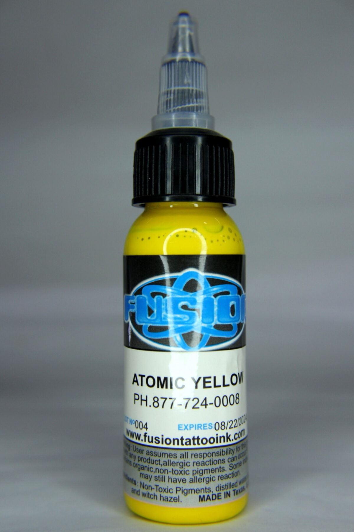 Fusion Dövme Boyası Sarı Atomic Yellow Tattoo Ink 1 Oz 30 Ml
