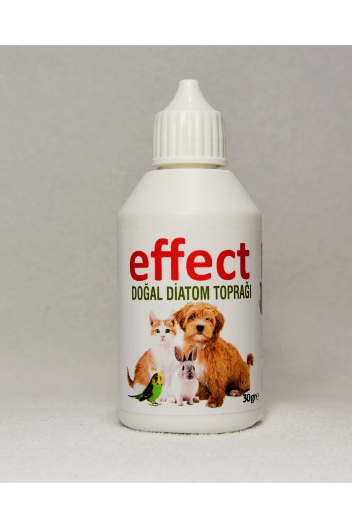 effect 30 Kedi Kuş Için Bit Pire Kene Önleyen Doğal Diatom Torağı 30 gr Di-ar Ultra