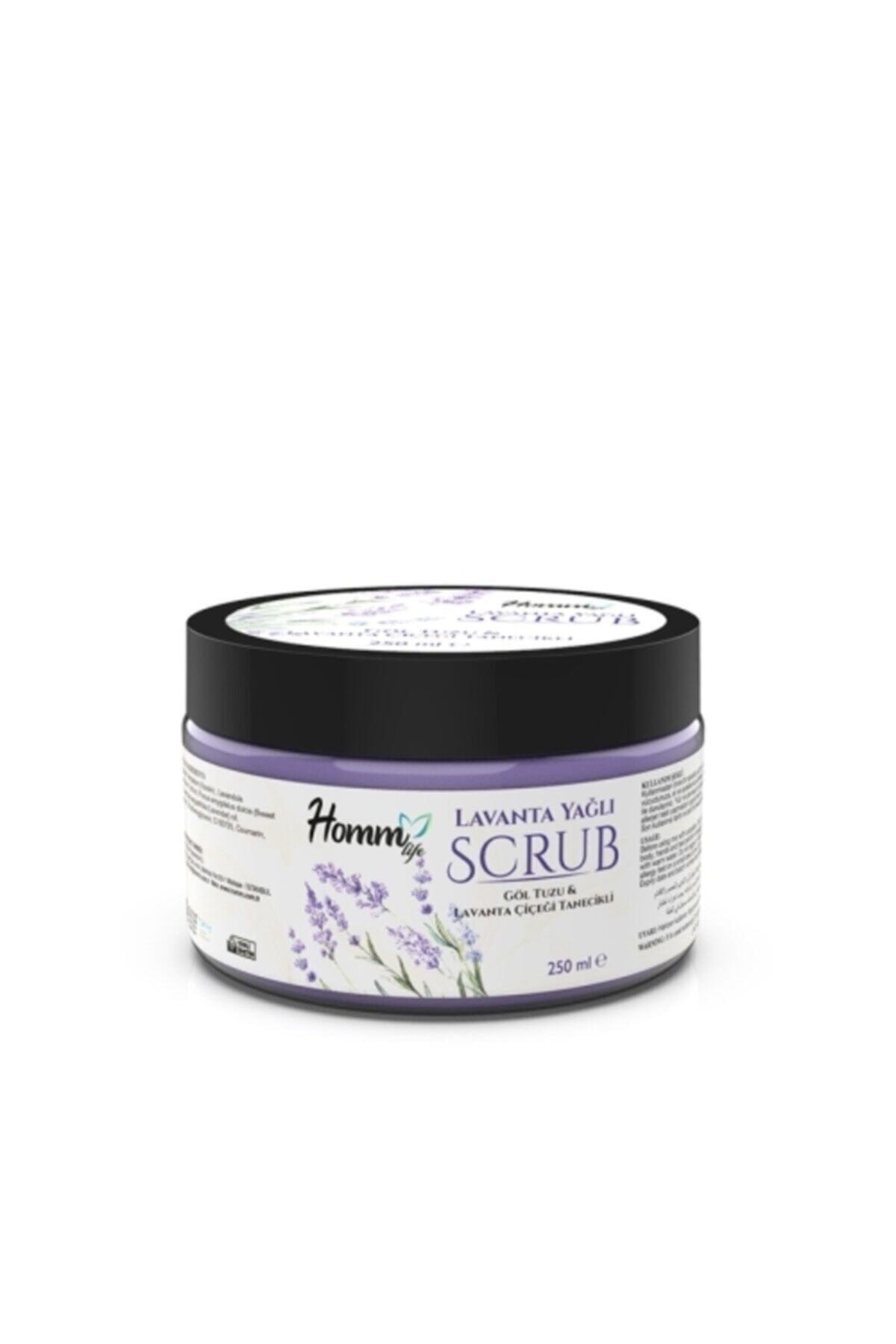 Homm cosmetic Lavanta Yağlı Bitki Tanecikli Scrub 250 ml