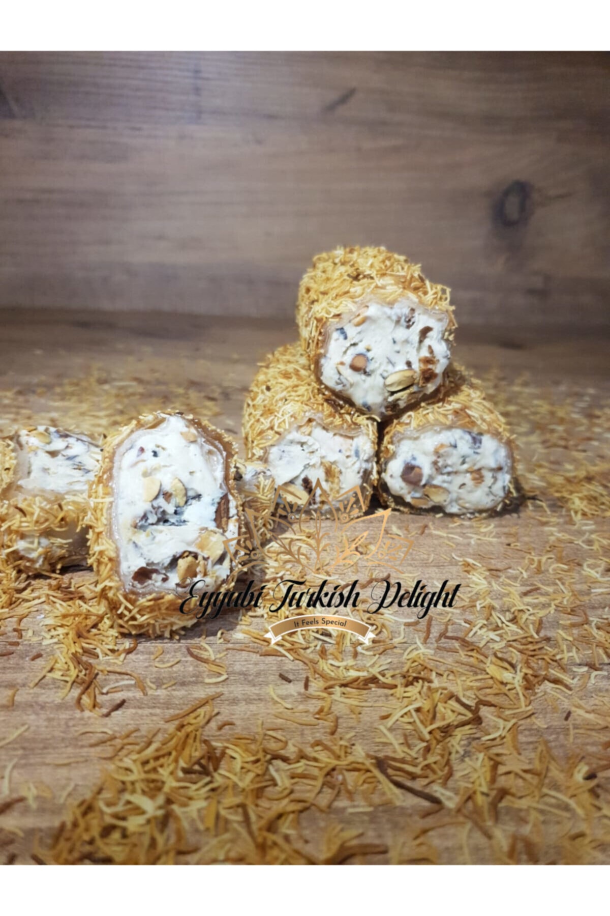 Eyyubi Turkish Delight Kadayıf Şeffaf Lokum 1 Kg