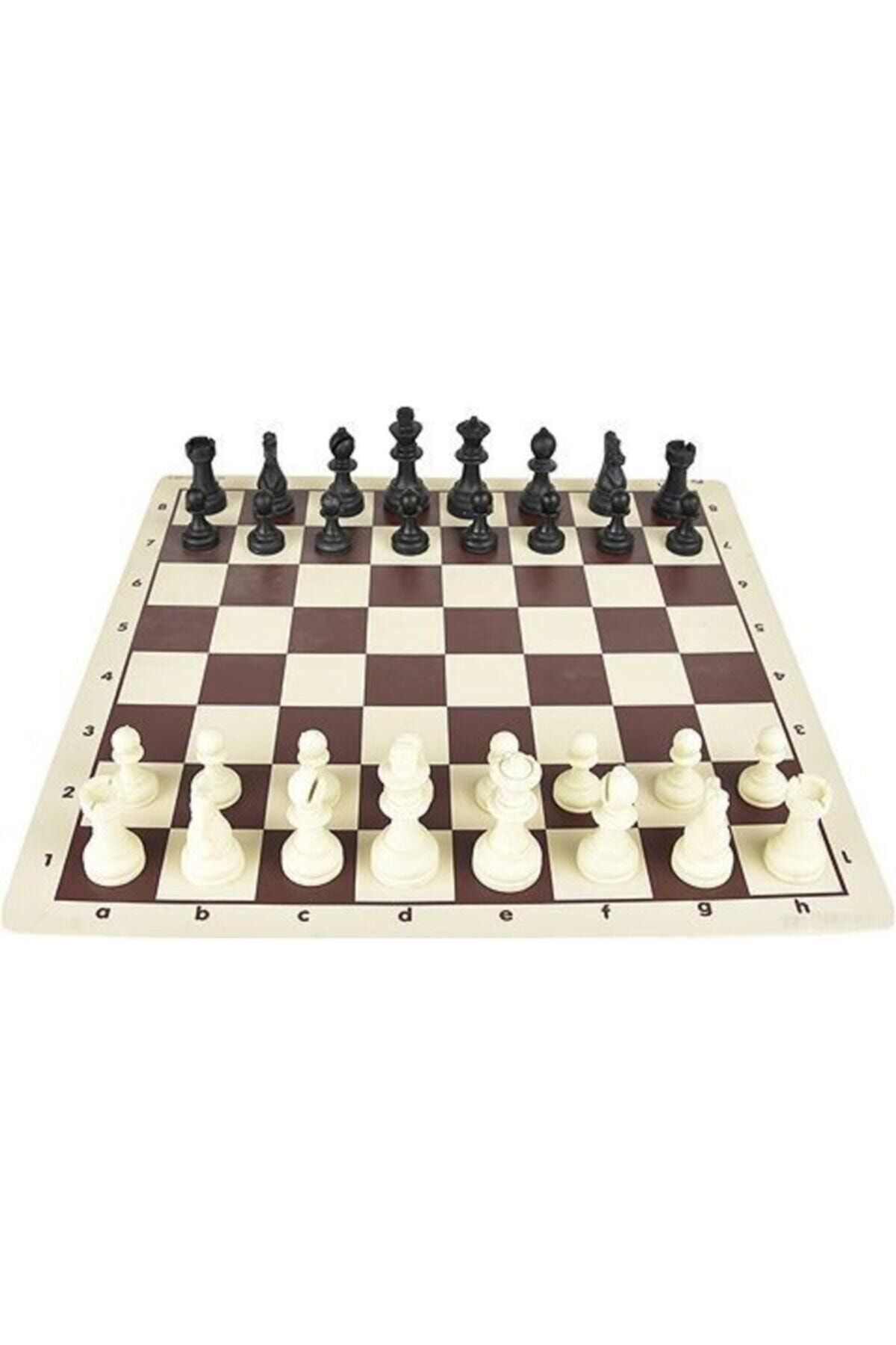 Aşkar Pikas Satranç Takımı Çantalı Rulo Büyük Boy