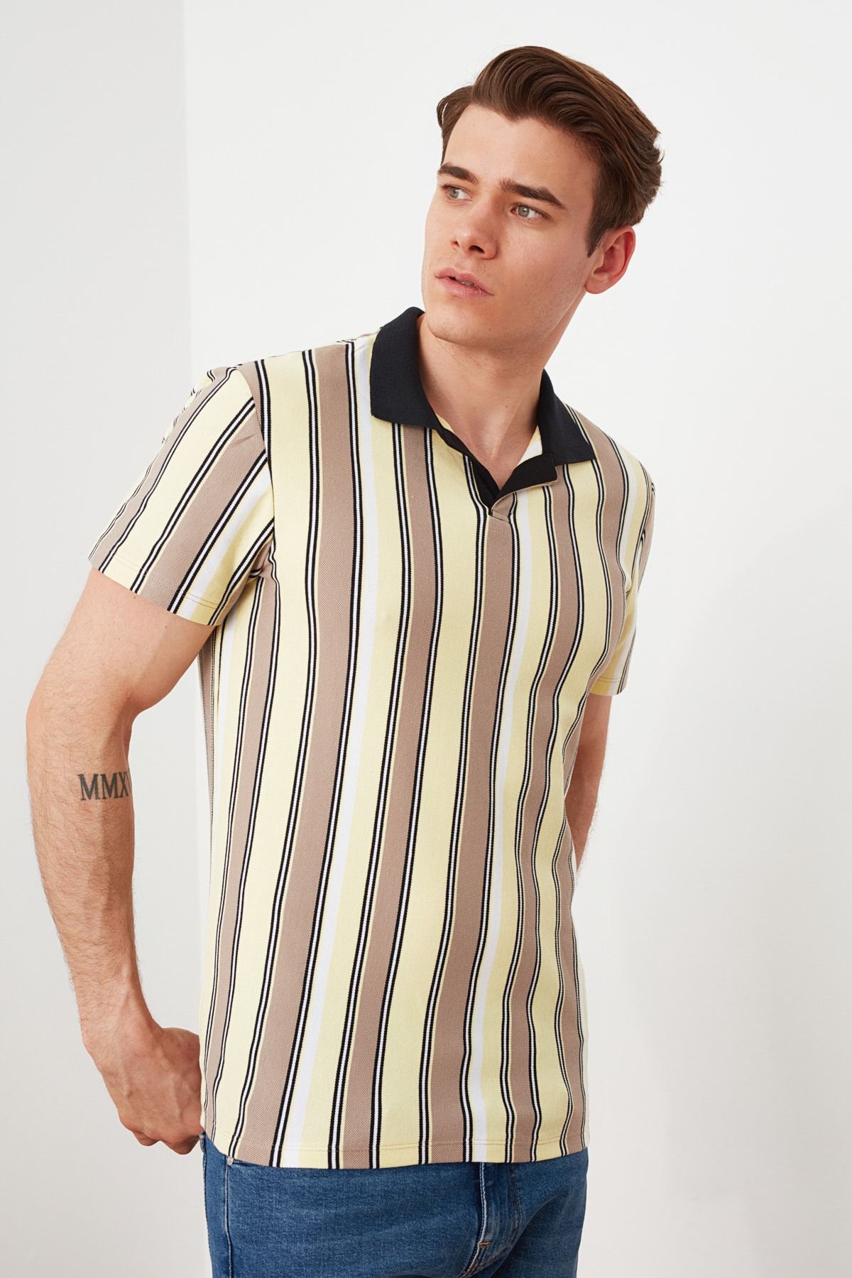 TRENDYOL MAN Çok Renkli Erkek Polo Yaka T-shirt TMNSS21PO0145