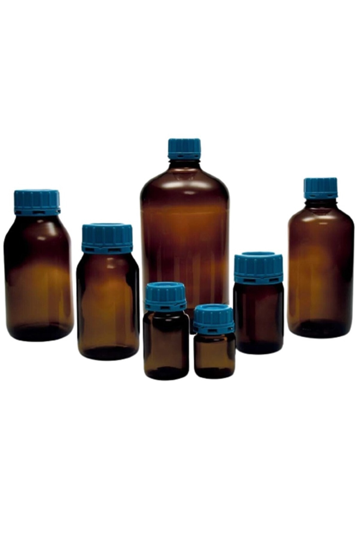 ISOLAB 061.47.125 Şişe - Cam - Toz Maddeler Için - 125 Ml (10 Adet)