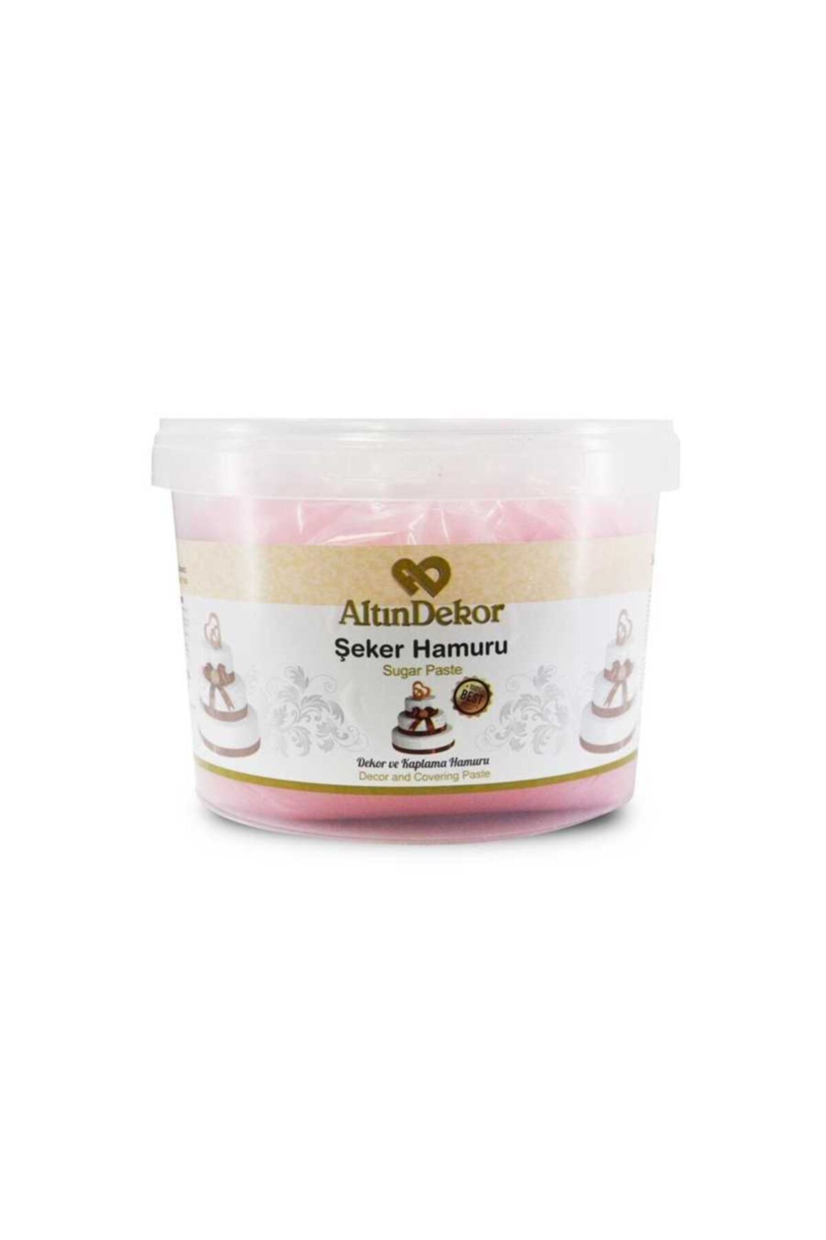 Altındekor ALTIN USTA ŞEKER HAMURU PEMBE 3 KG