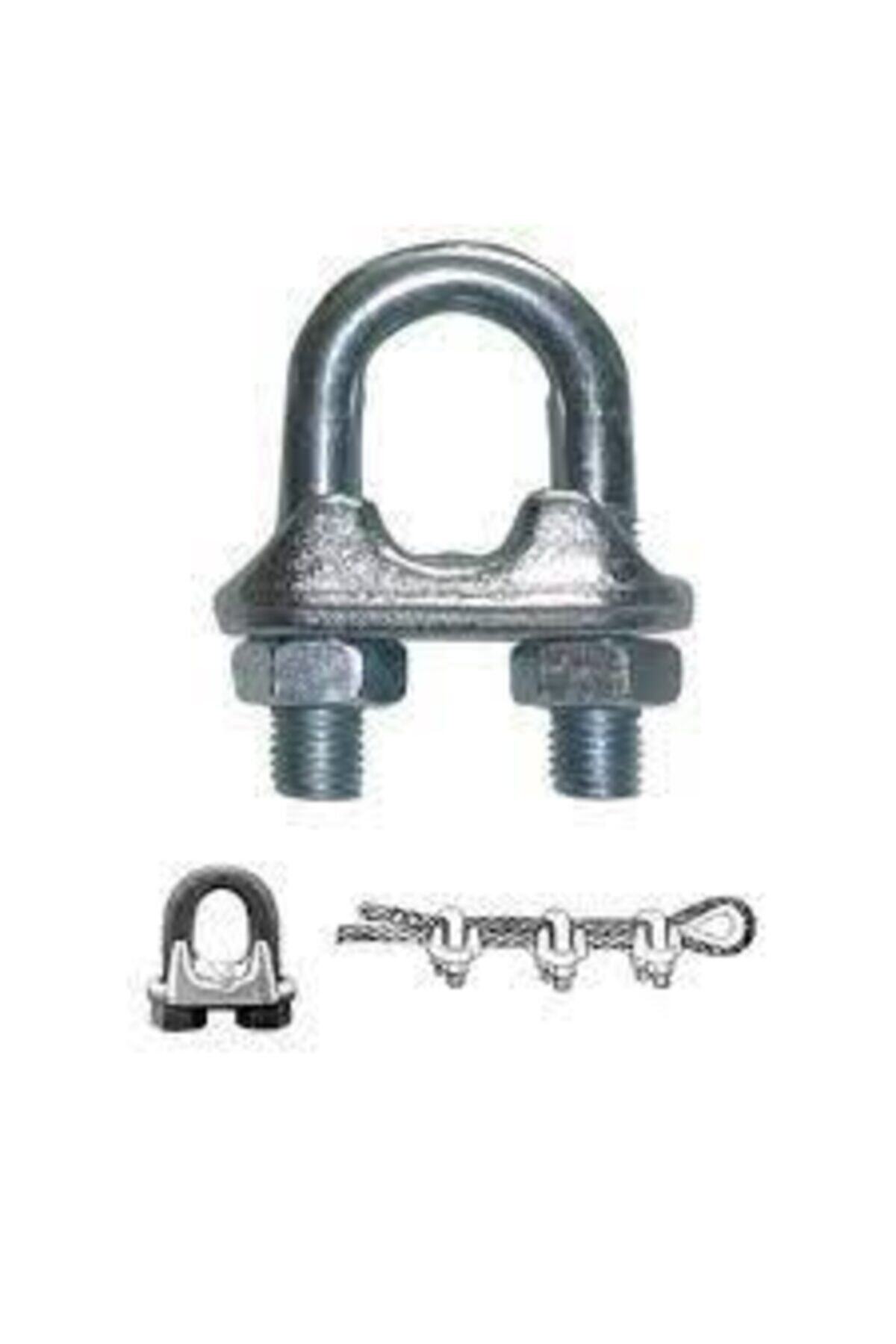 Berka Çelik Halat Klemensi 10 mm 5 Adet