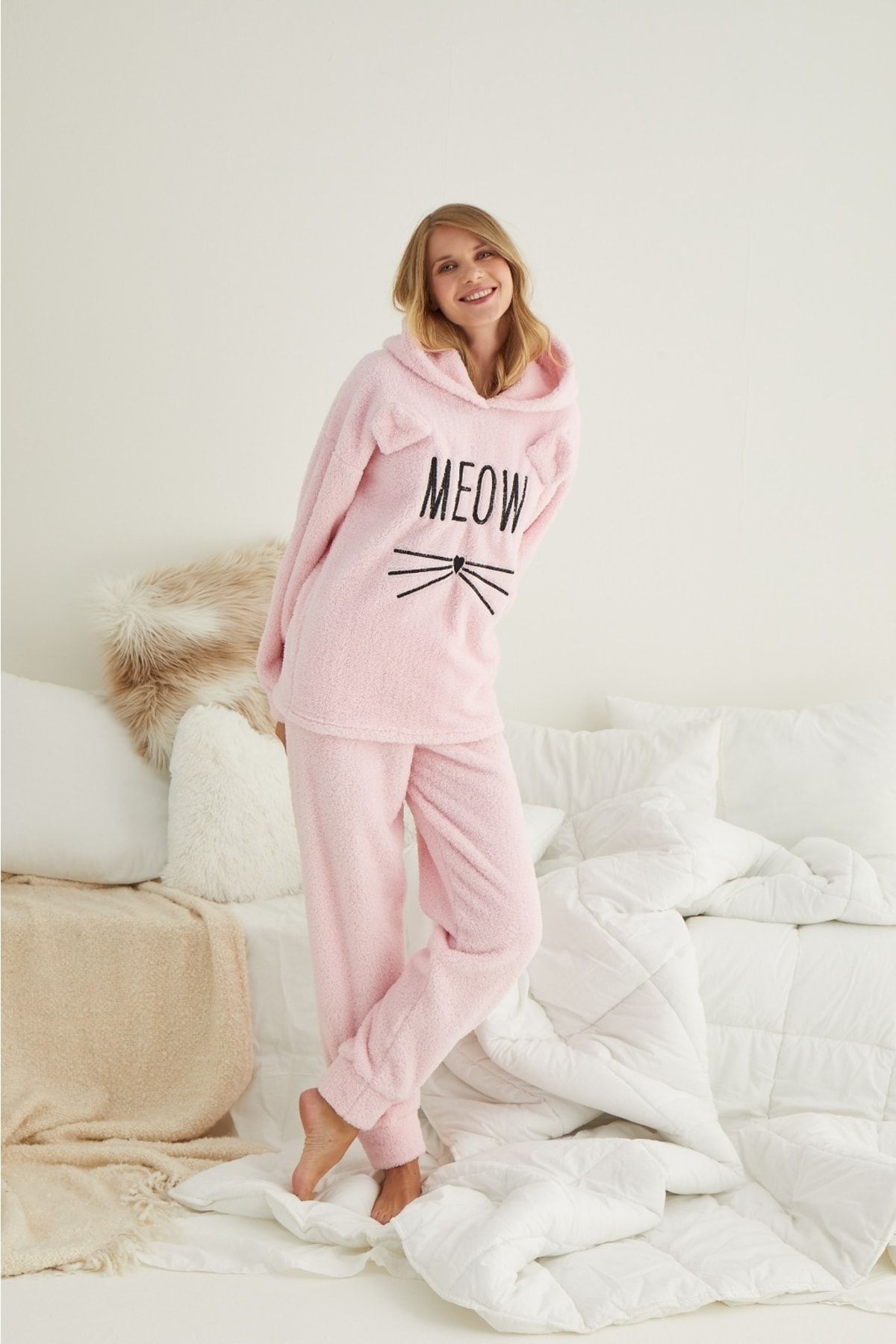 Meow 2025 fuzzy pajamas