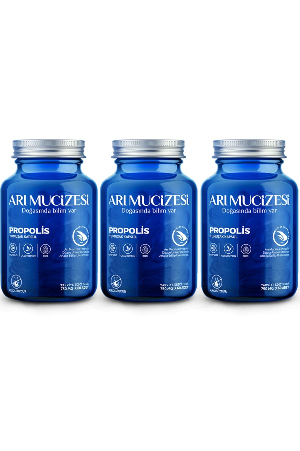 Arı Mucizesi 3 Adet Propolis Softgel (3x60 Yumuşak Kapsül)