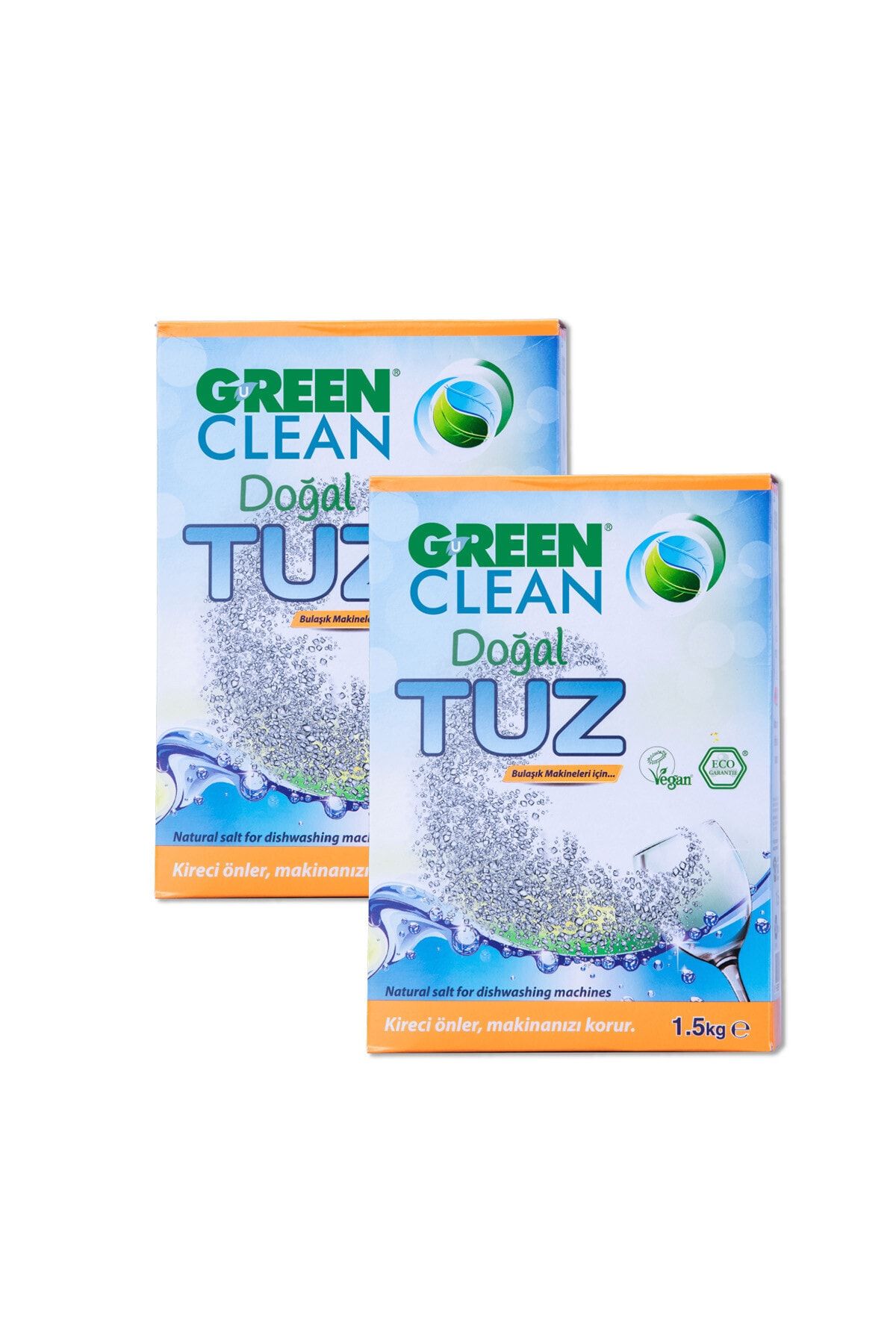 Green Clean Organik Bulaşık Makinası Doğal Tuz 1,5 kg 2 Li