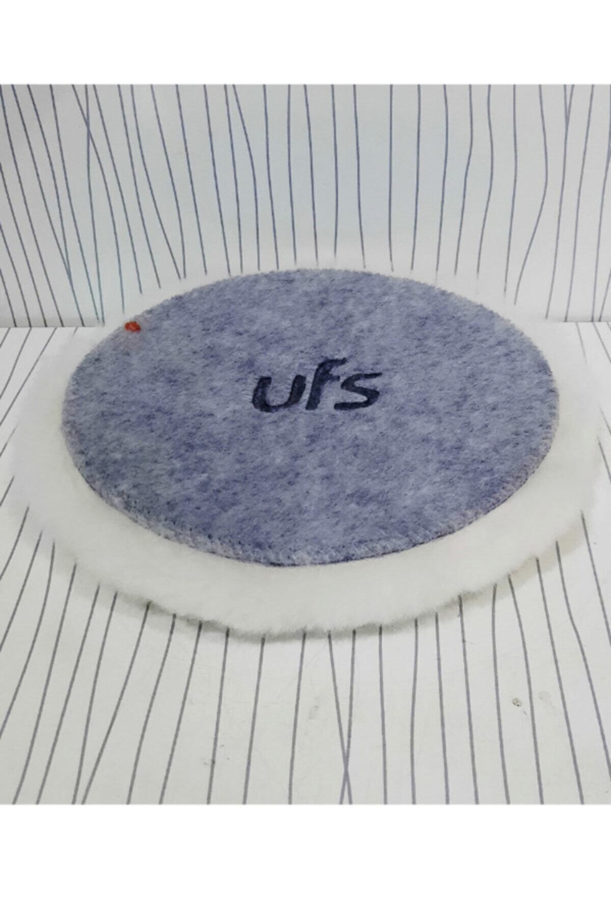 Ufs Beyaz Kuzu Postu Polisaj Pedi Keçesi 160mm Lik Cırttabanlı