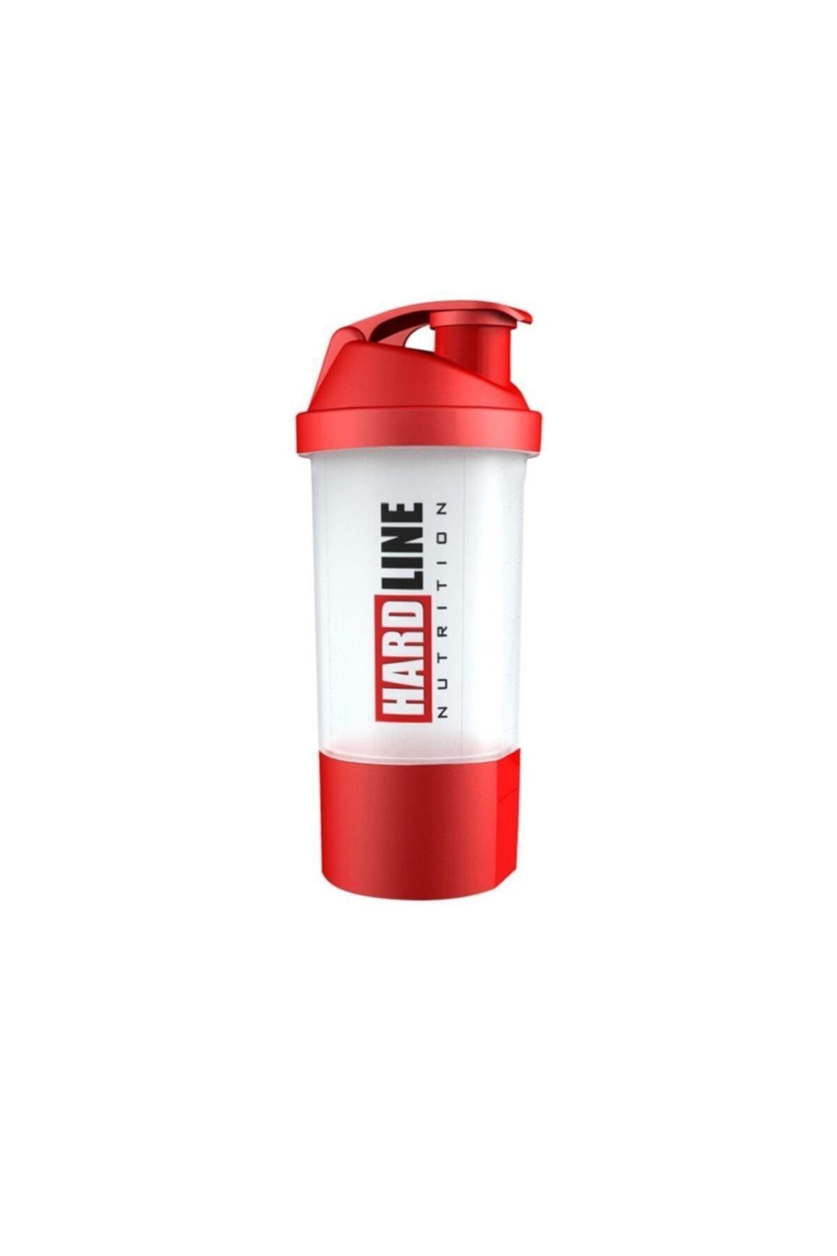 Hardline Nutrition Kırmızı Shaker 2 Hazneli 600 ml