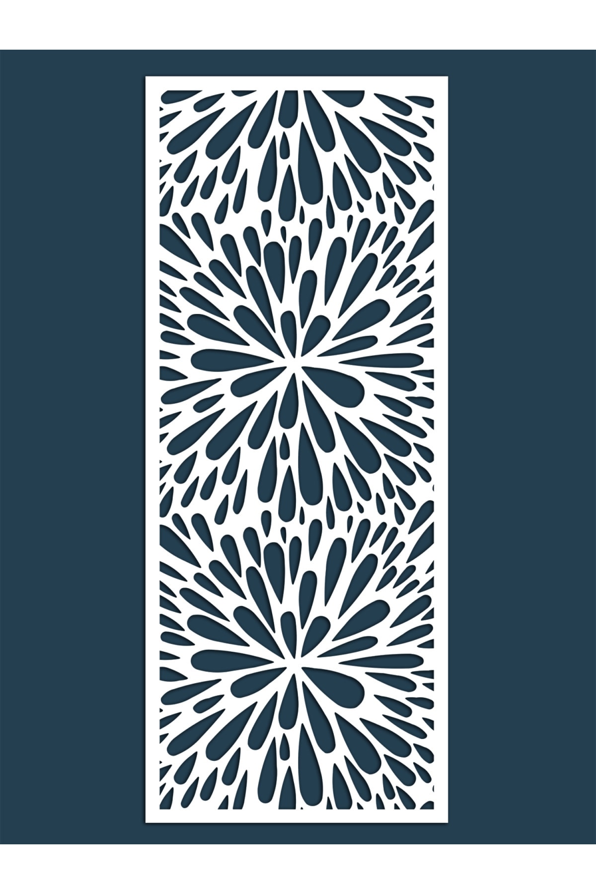 Liar Dekor Liar Ahşap Seperatör (Paravan) - KSP-195 - (10 mm) - (69 cm x 139 cm) - (Beyaz)