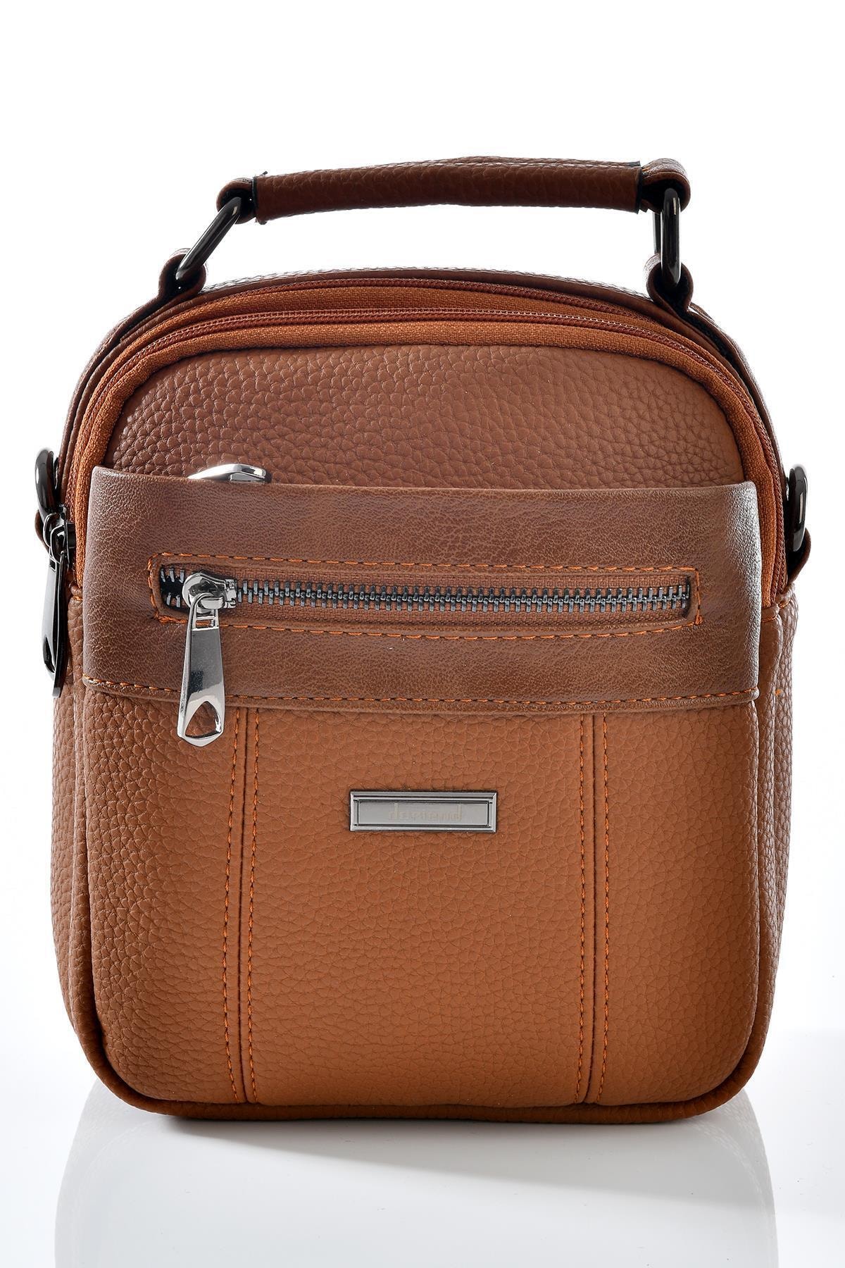 bonbonetti Deriend Suni 02030 Deri Uzun Askılı El Çantası Siyah