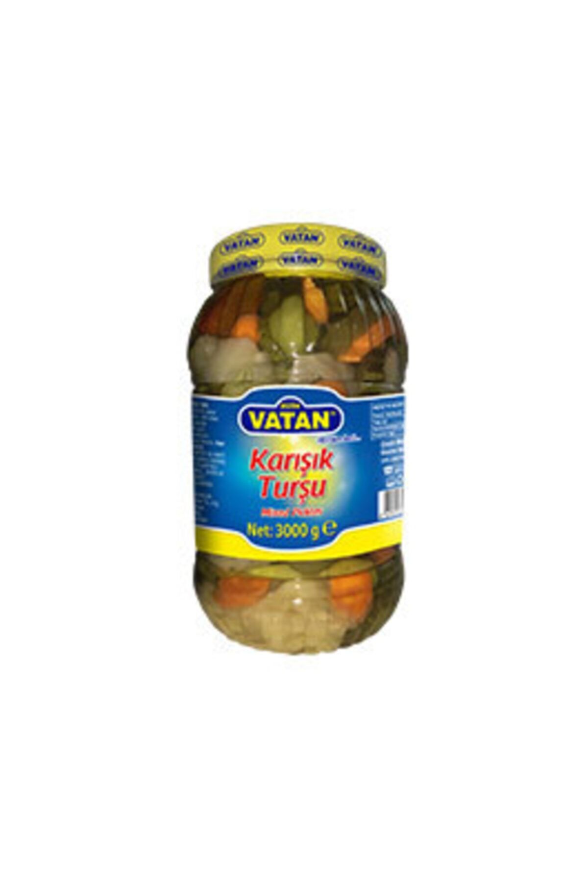 Bizim Vatan Karışık Turşu 3 Kg