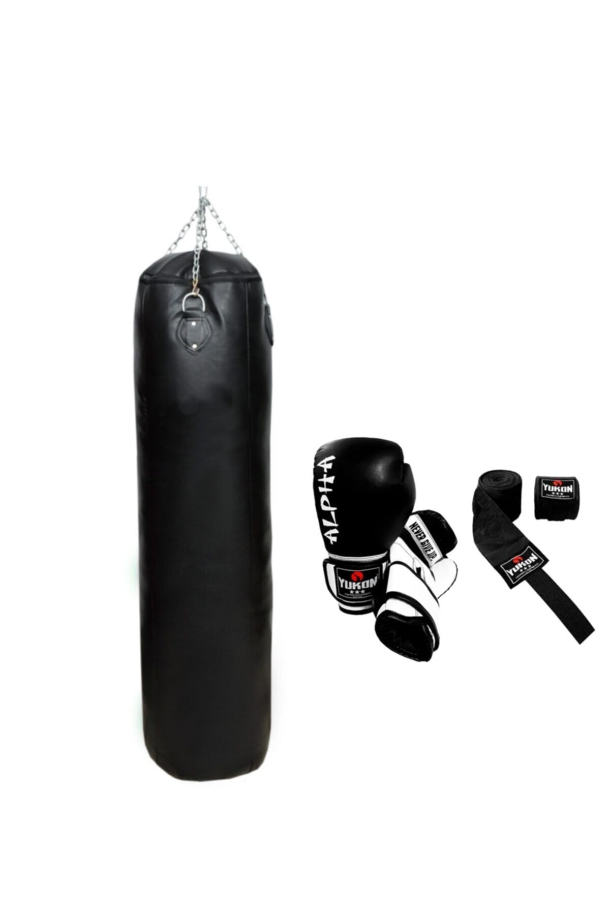 yıldızsport Boks Torbası 70 Cm X 30 Cm Boks Eldiveni Ve Bandaj