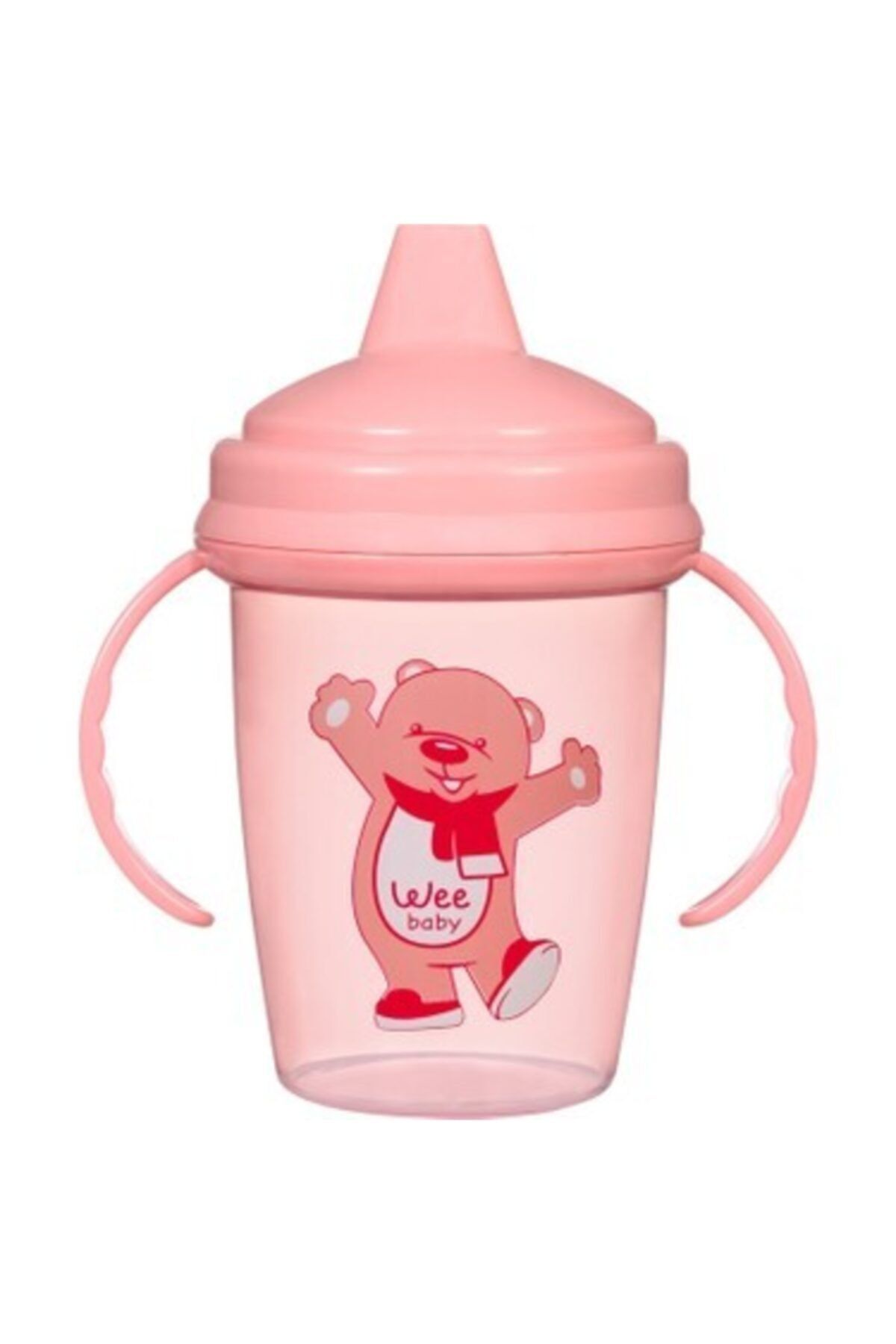 Wee Enjoy Akıtmaz Pp Pembe Alıştırma Bardağı 240 ml Kod 755
