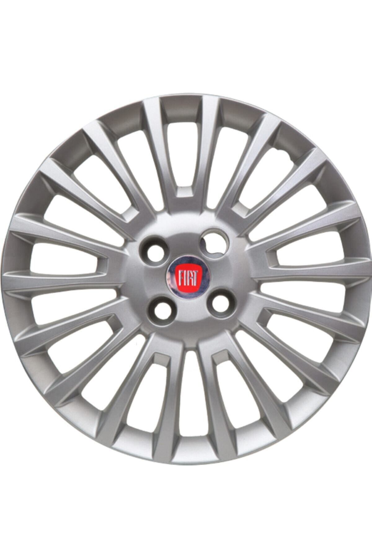 Fiat Linea (20072016) Jantest Fiat Linea 15 Inc Kırılmaz Esnek 4 Adet Jant Kapağı
