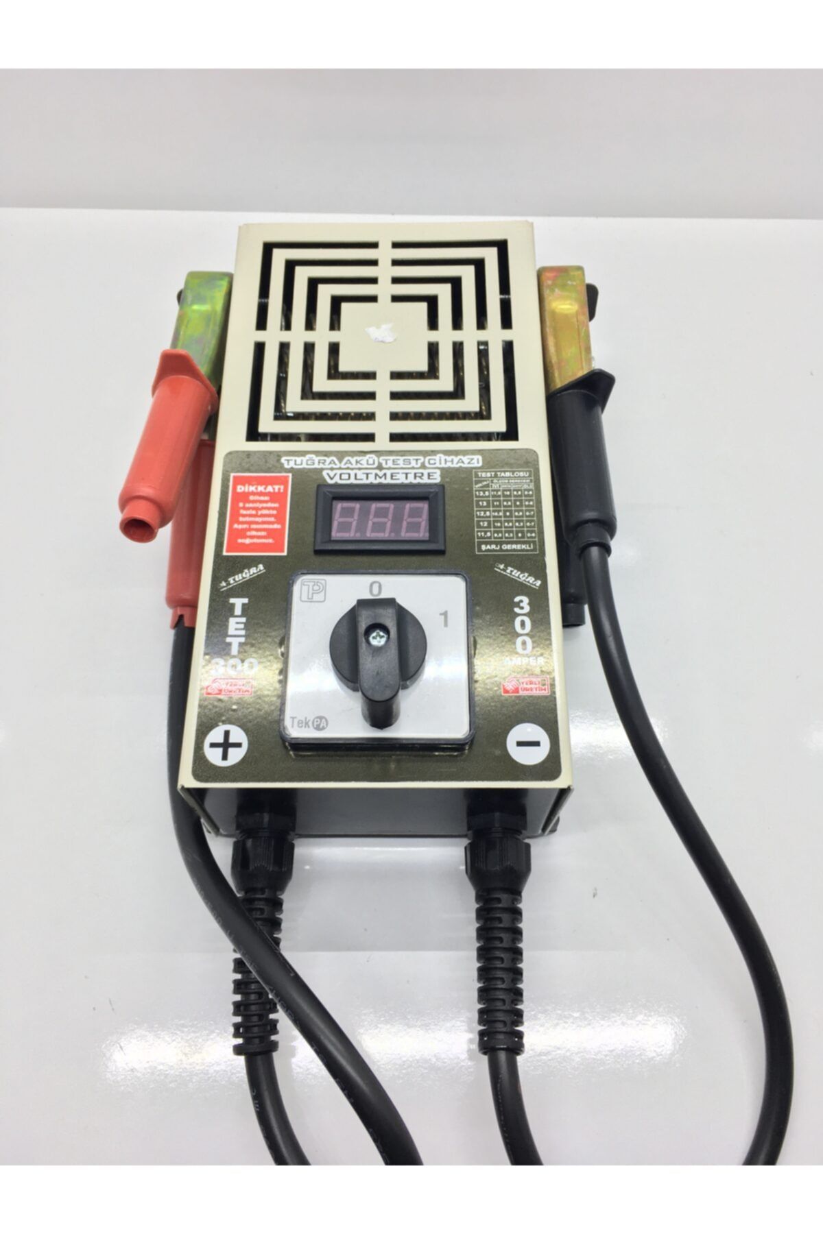 CM SOLAR AKÜ Cmsolar 6-12-24 Volt 300 Amper Akü Test Cihazı