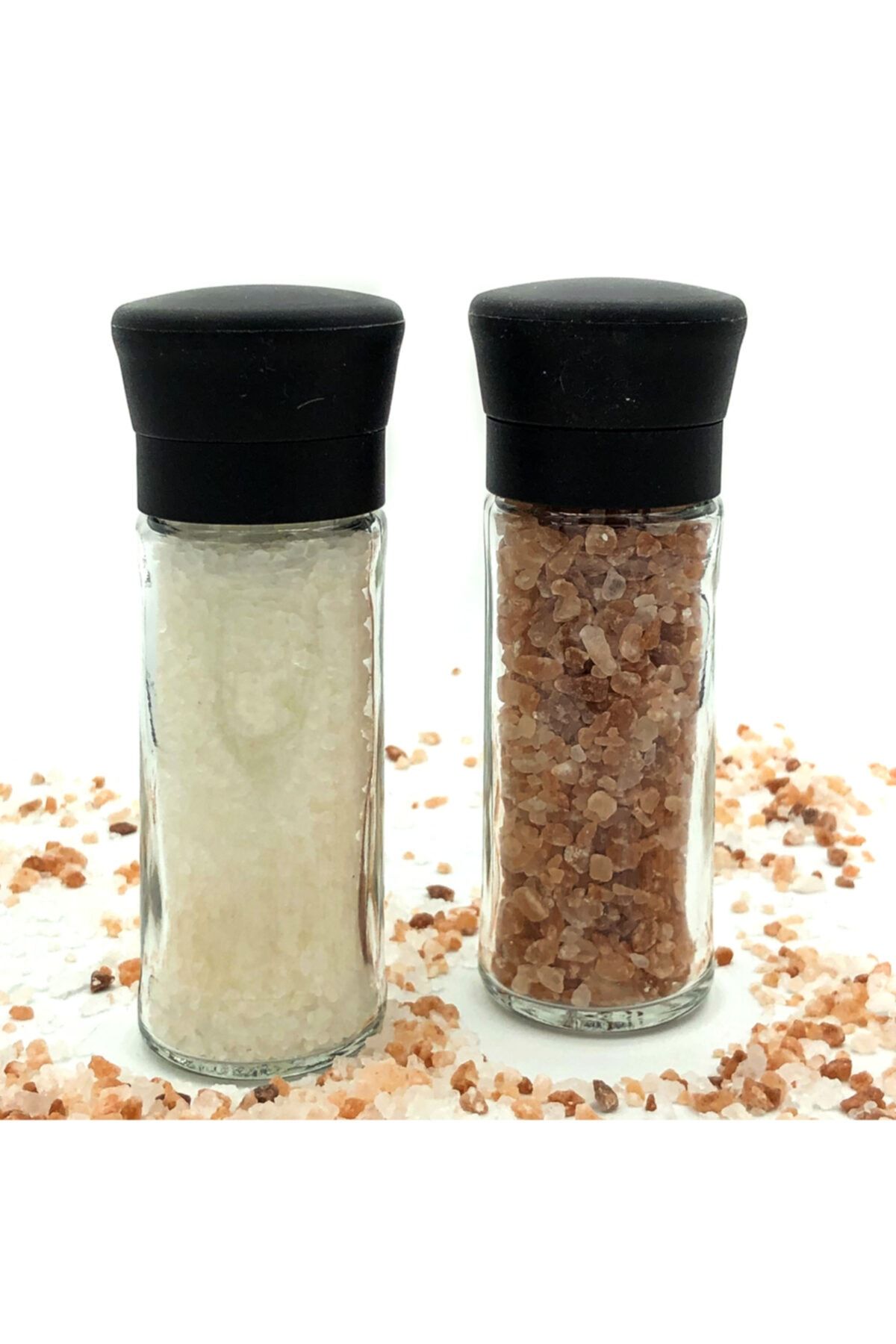 Çankırı Tuzcusu 2 Adet Seramik Bıçaklı Tuz Değirmeni 120 gr Dolu