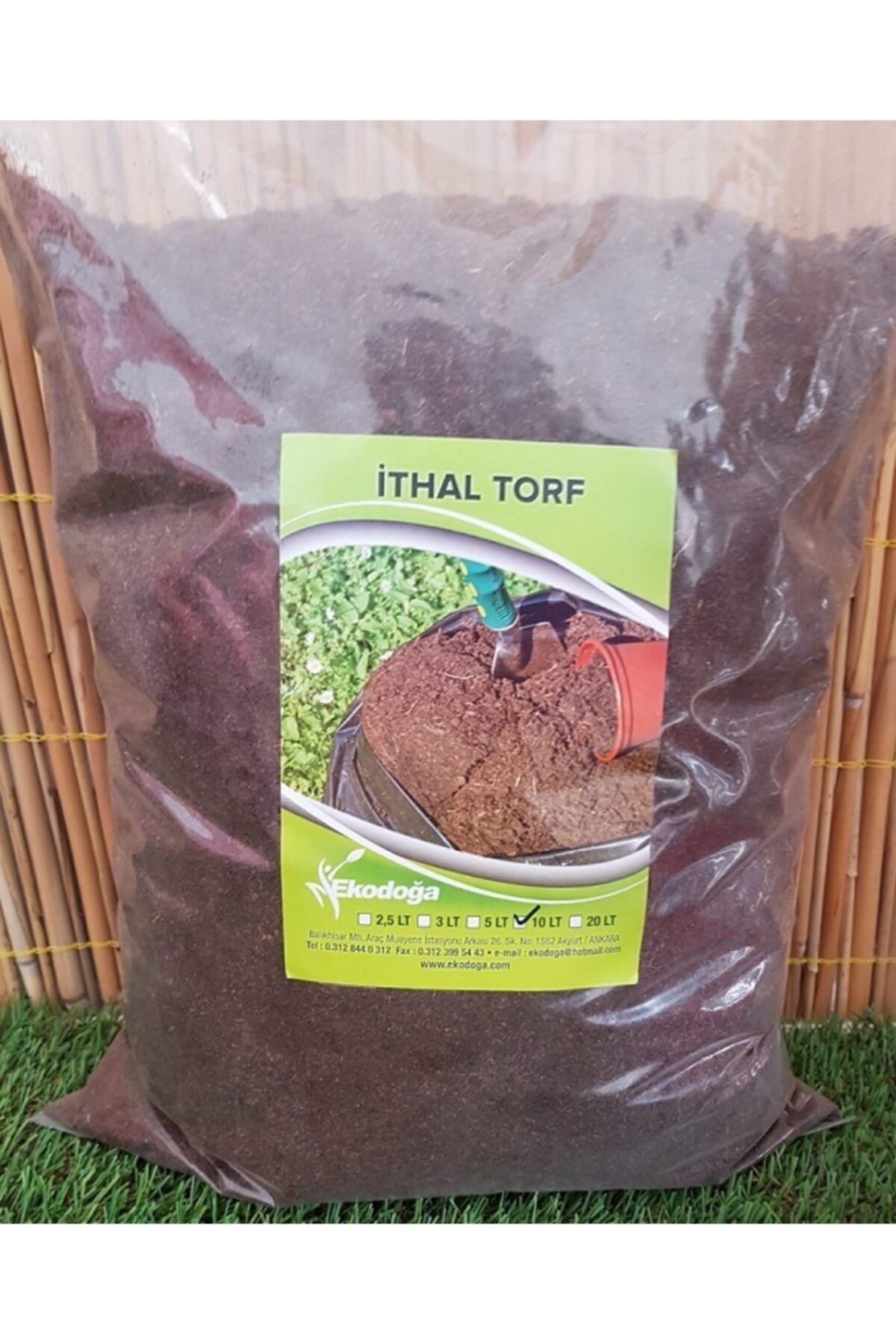 Ekodoğa Ithal Torf 10 Lt Kaliteli Çiçek Toprağı Saksı Toprağı Torf Toprak Tohum Fide Torfu Doğal Torf