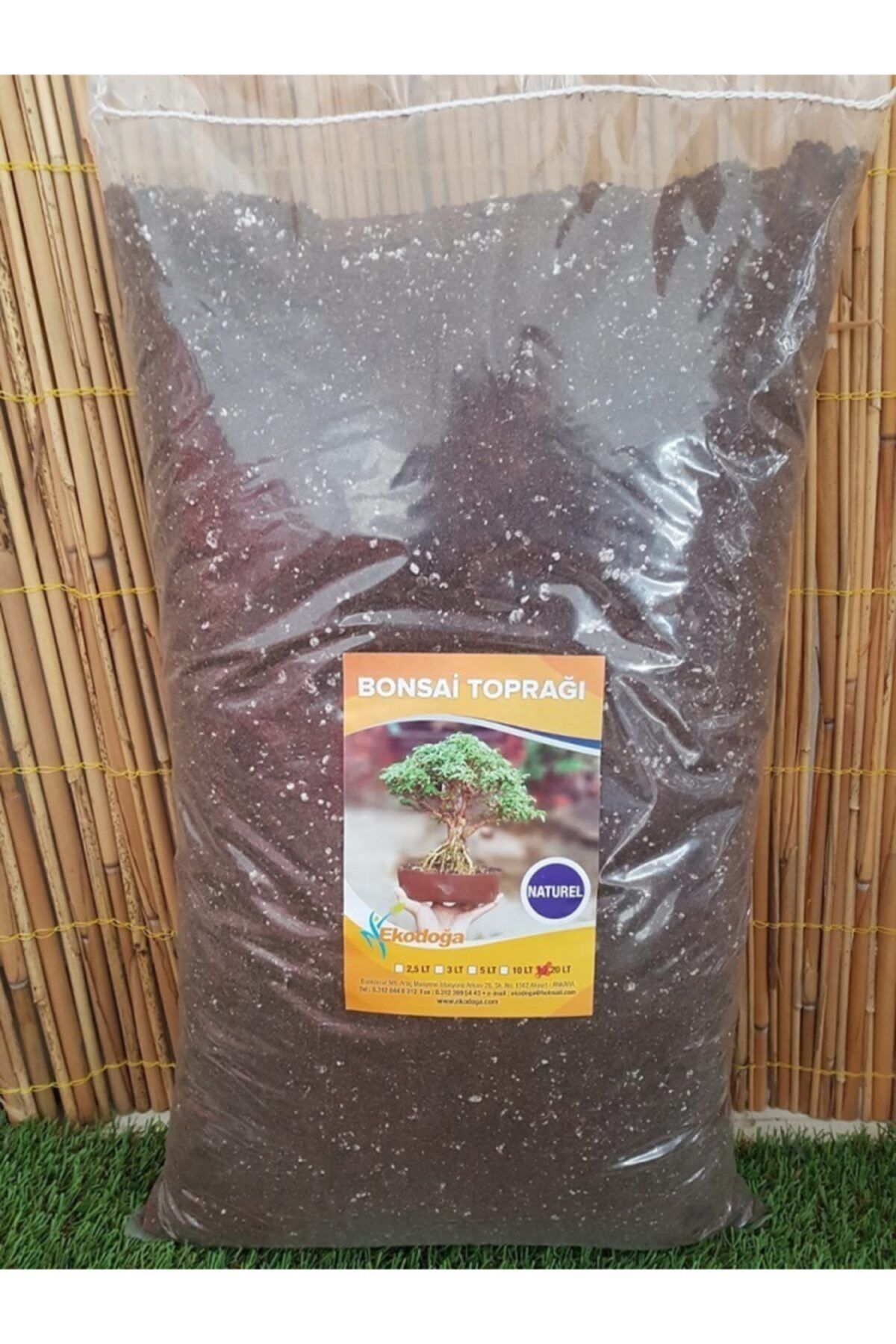 Ekodoğa Bonsai Toprağı 20 Lt Ithal Torf Perlit Kırmızı Pomza Lav Taşı Karışımlı Özel Bonsai Toprak