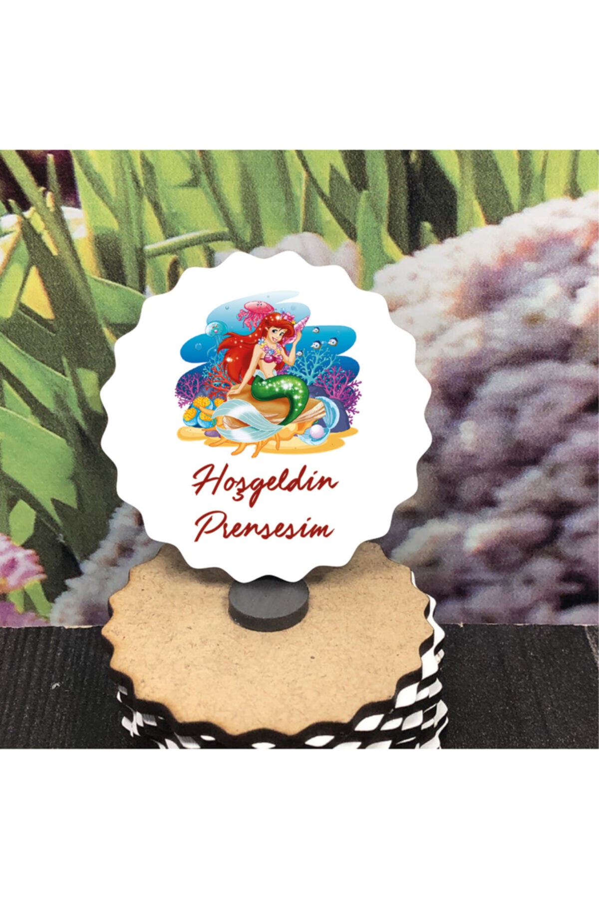 otuz9 reklam Uv Baskılı Ahşap Magnet 10 Adet