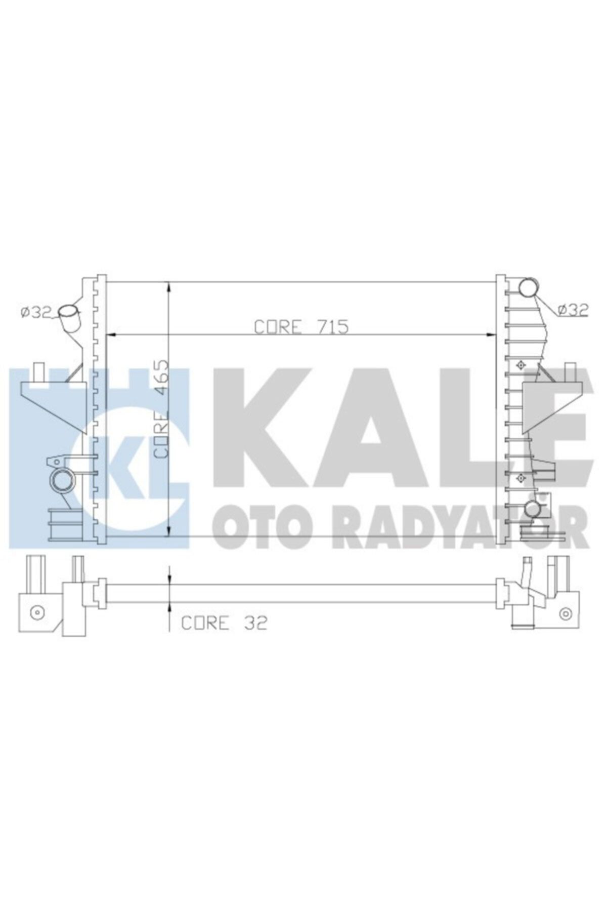 KALE Su Radyatörü 8mk376719161 (710x468x32 Mm) T5 Axd-axe 2,5 Tdi