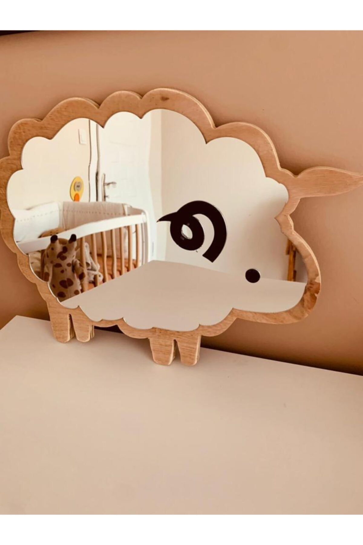 Doğadan Bebek Çocuk Odası Ayna Lamp Love