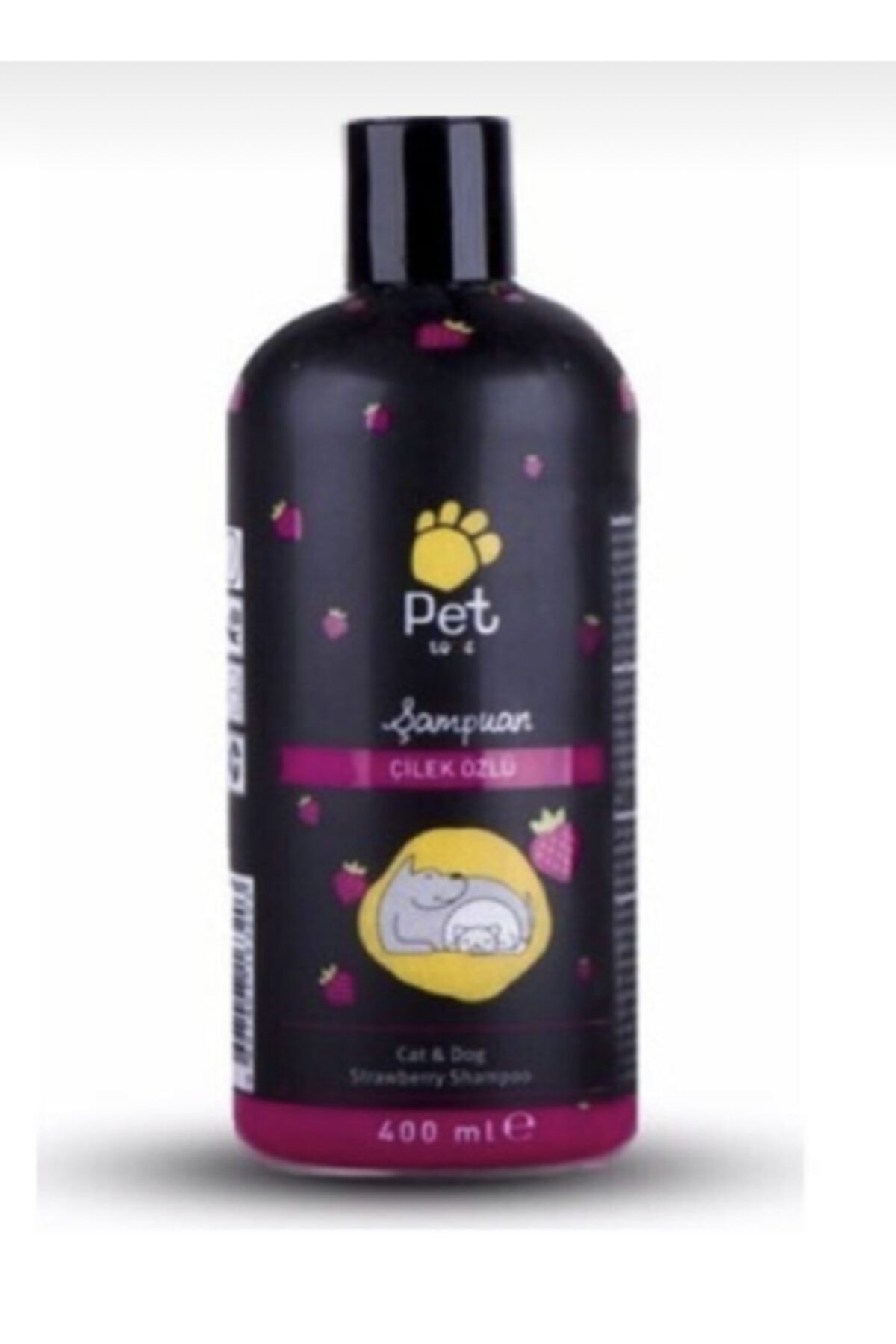 Pomizmirstore Kedi Ve Köpek Şampuan Çilek Özlü 400 ml Ve Tüy Bakım Sprey Çikolata 50 ml 2'li