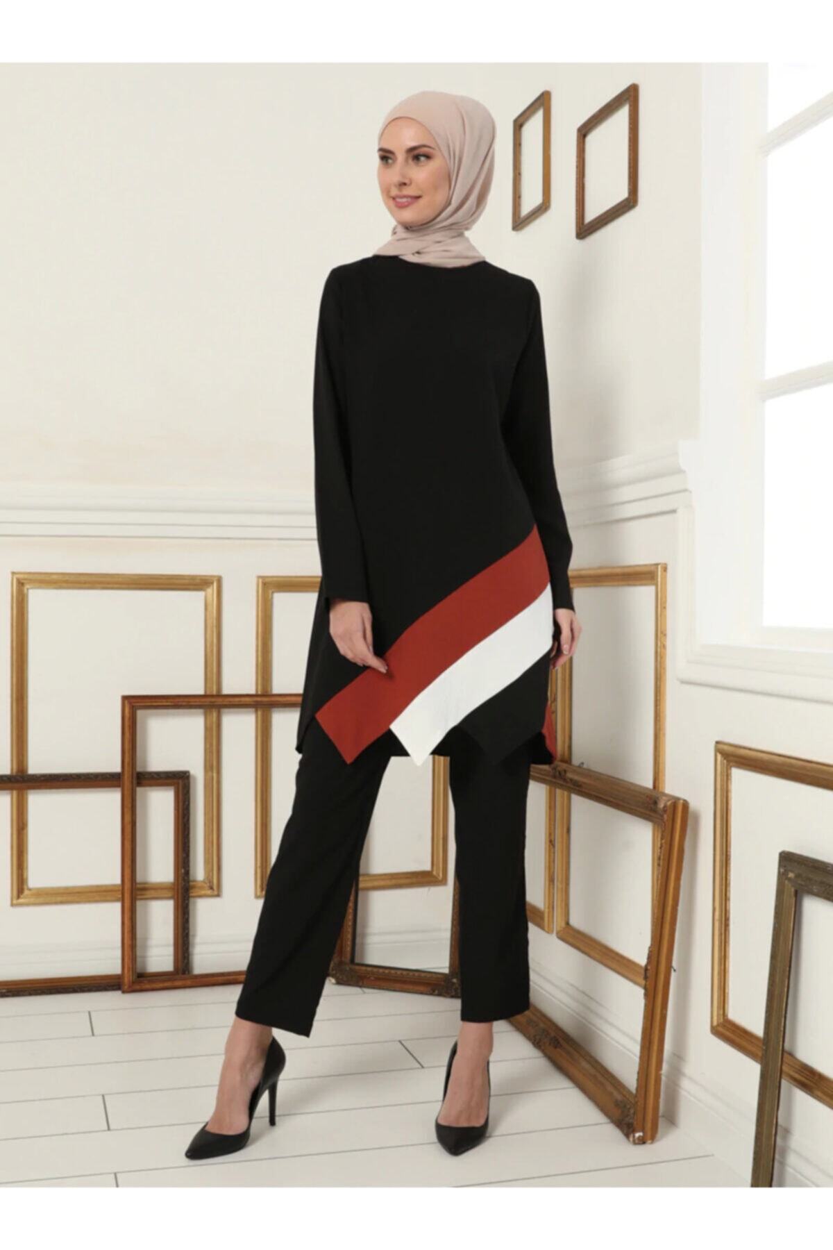 Tavin Kadın Siyah Tunik&Pantolon İkili Takım 1751752