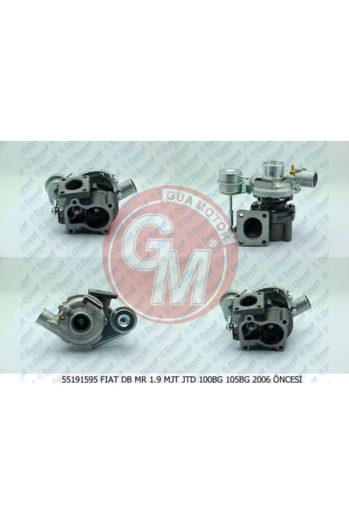 GUA Turbo Sarj Doblo - Marea 1.9 Mjt Jtd 100/105 Bg
