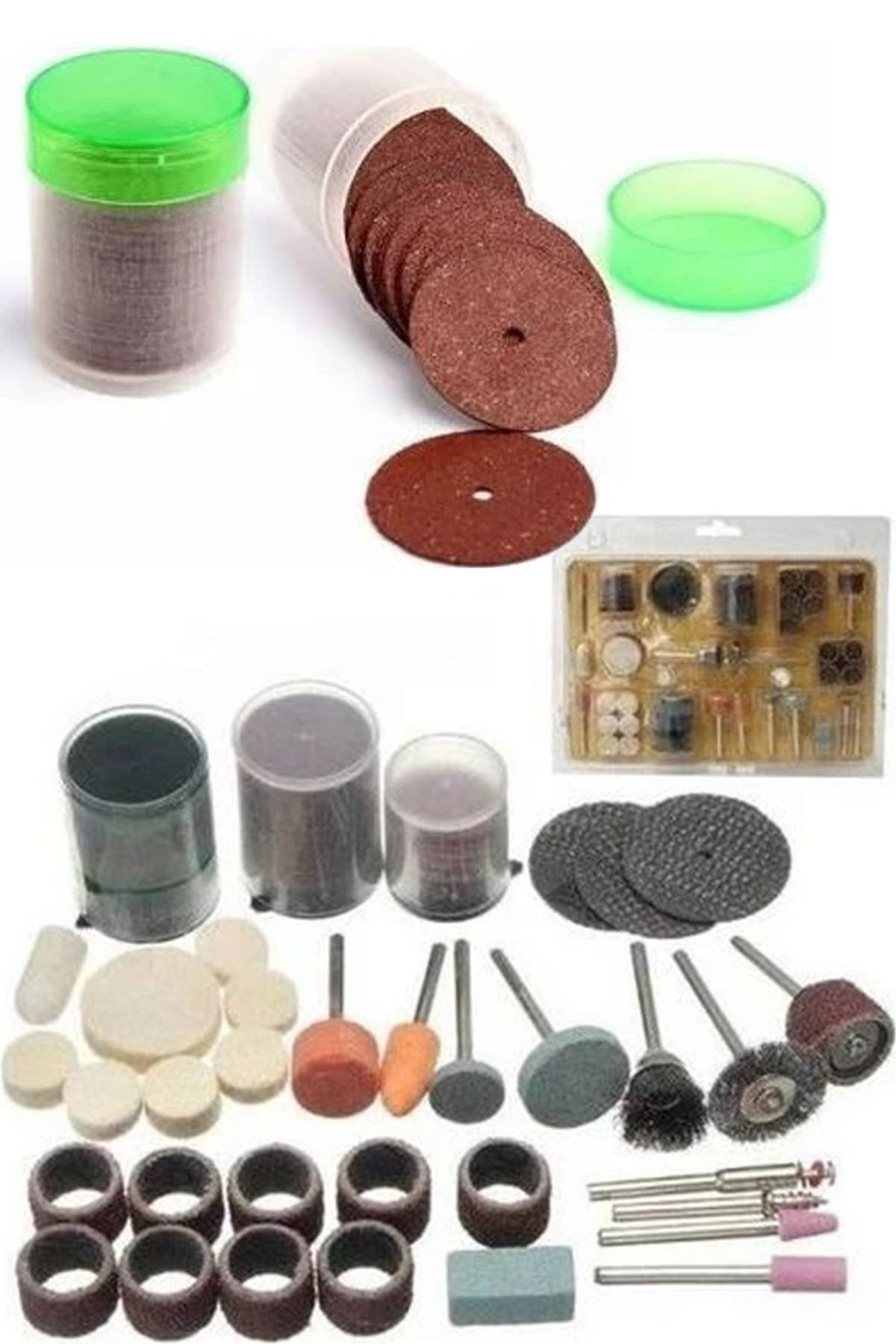 Mobee Meşem 4580 Zımpara Gravür Oyma Seti Dremel Yedek Parça 105'li 1410