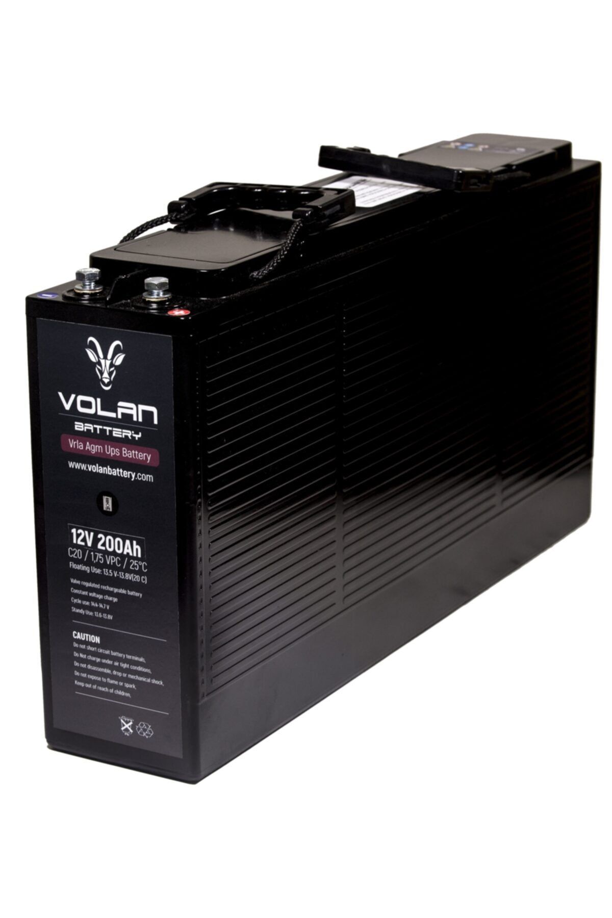 Volan Battery 12 Volt 200 Amper Kuru Akü 3 Yıl Garantili