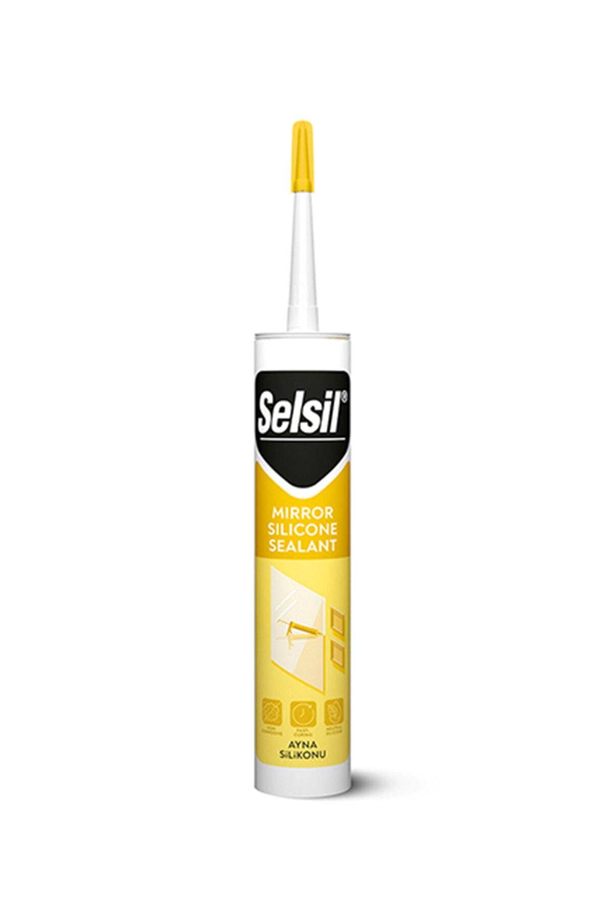 Selsil Ayna Silikonu 310 ml Şeffaf