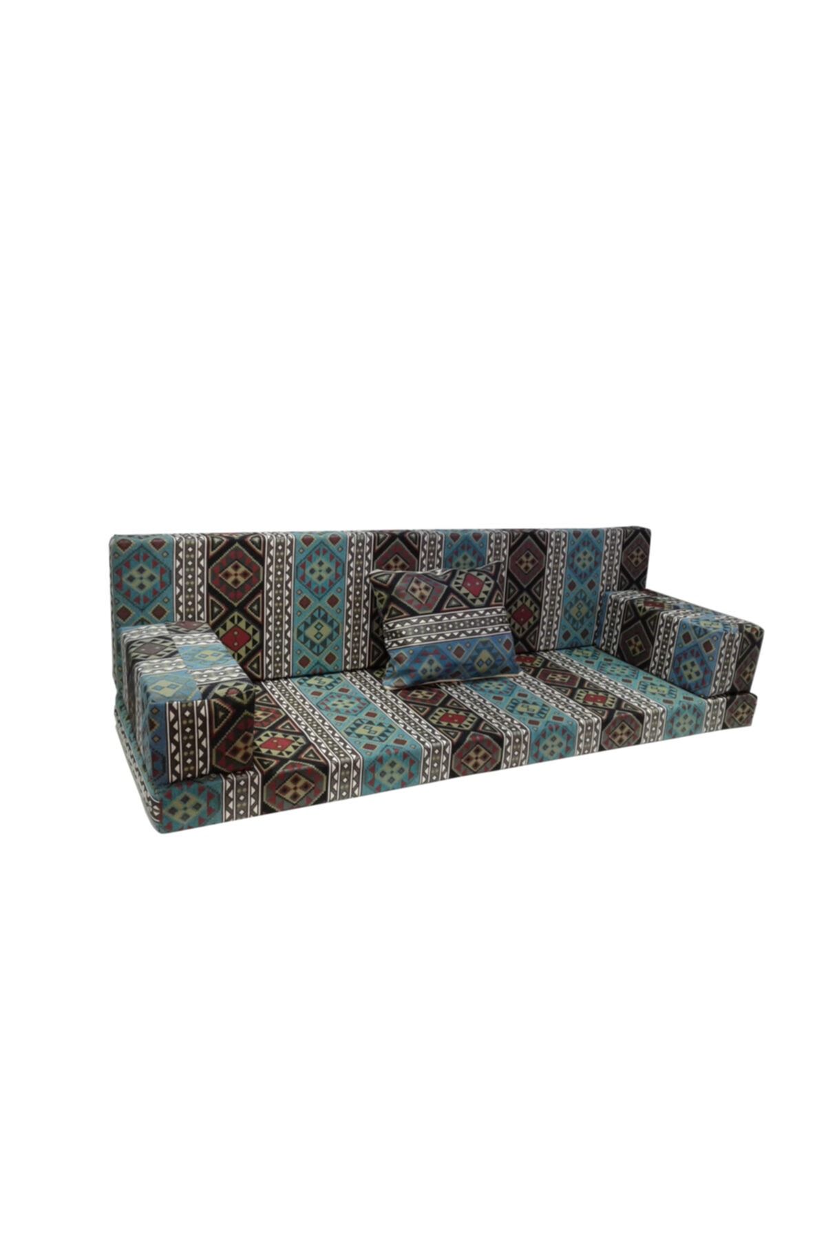 Bolvadin Şark Köşesi Mtk409-102 Şark Köşesi Geleneksel Dörtlü Minder Takımı 140lık