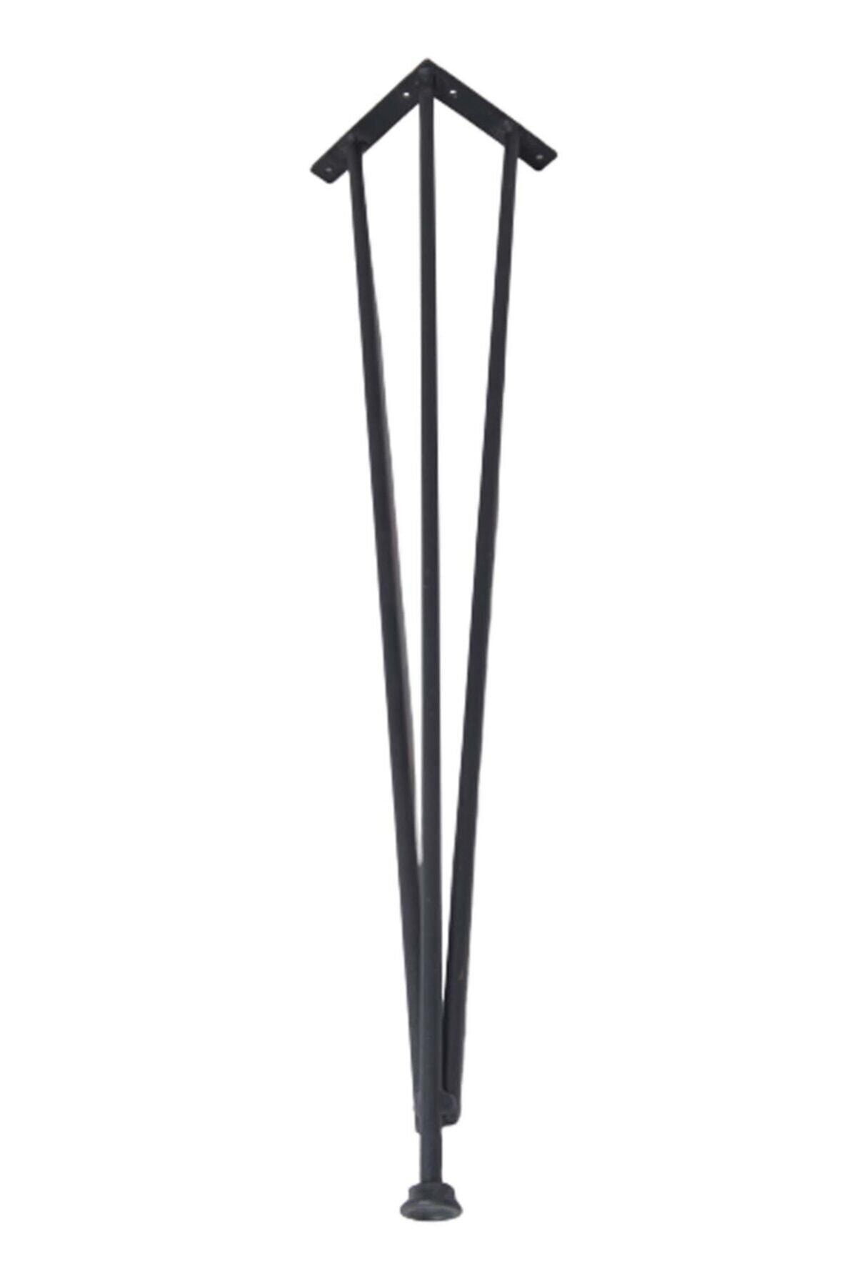 TOMAR Fırkete Tek Ayak Metal Masa Ayağı Kütük Masa Ayağı 72 cm Boy